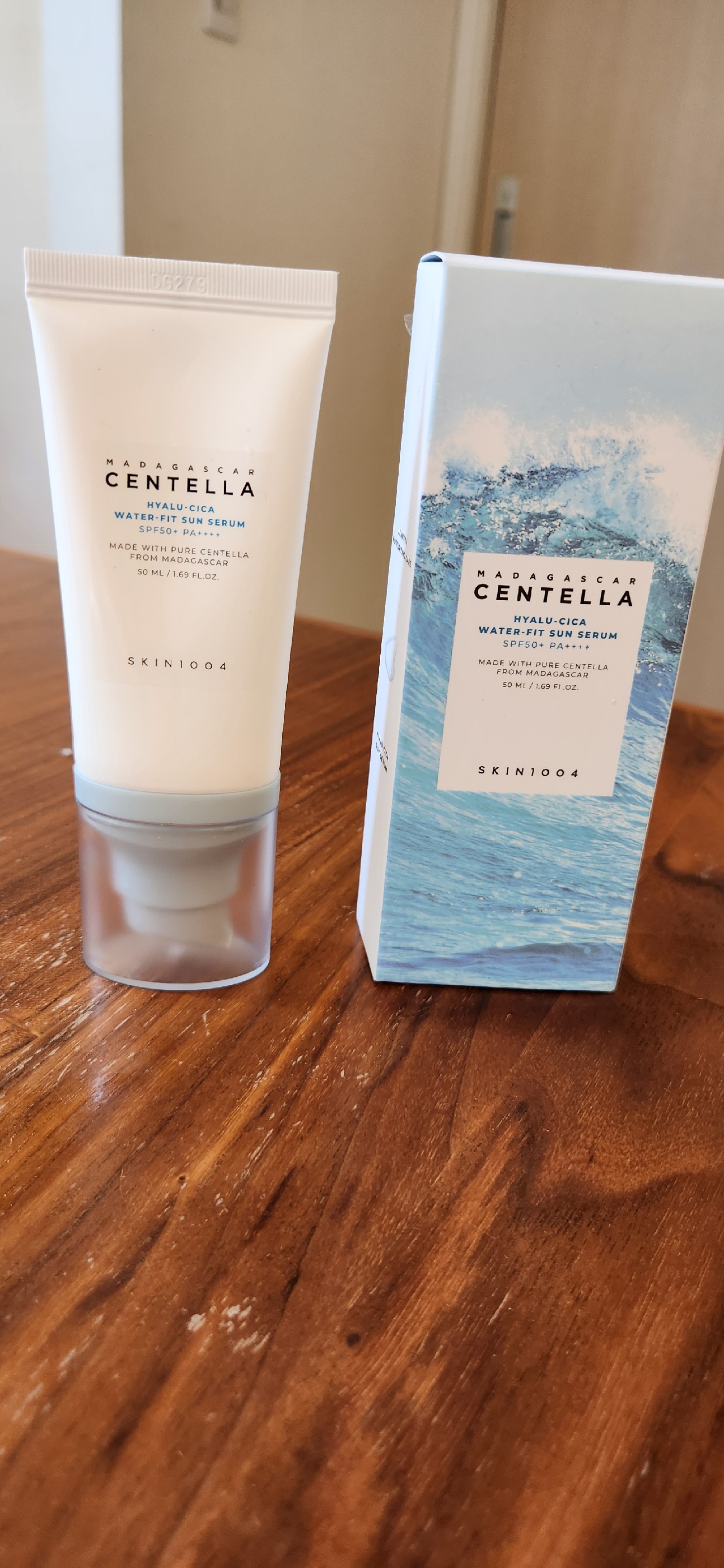 ヒアルーシカ ウォーターフィット サンセラム/SKIN1004/日焼け止めローションを使ったクチコミ（1枚目）