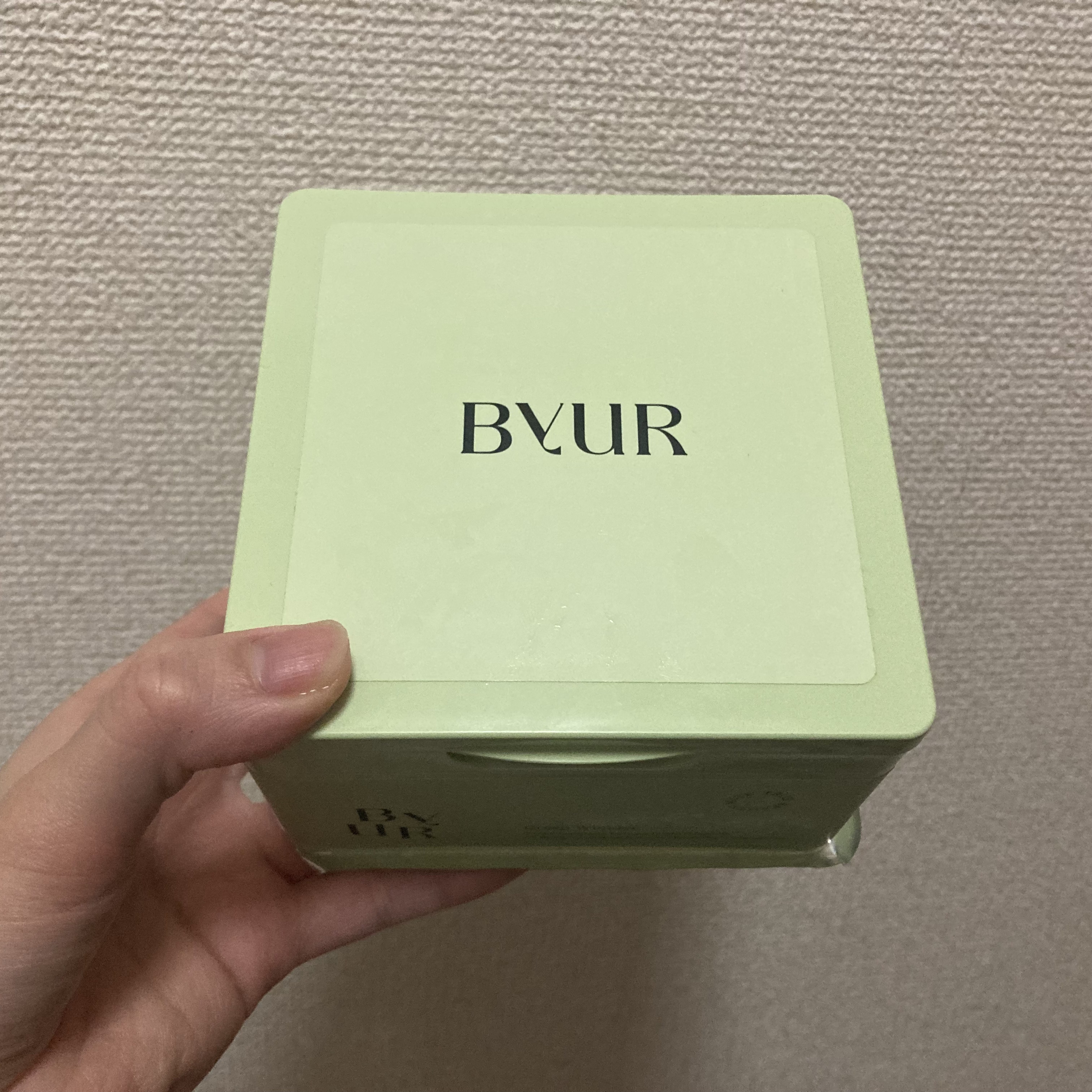 バイユア スージンググリーン デイリーアクアセラムマスク/ByUR/シートマスク・パックを使ったクチコミ（1枚目）