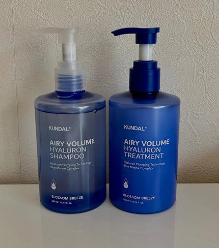 ヒアルロンエアリーボリューム シャンプー&トリートメントセット/KUNDAL/市販シャンプーを使ったクチコミ(1枚目)