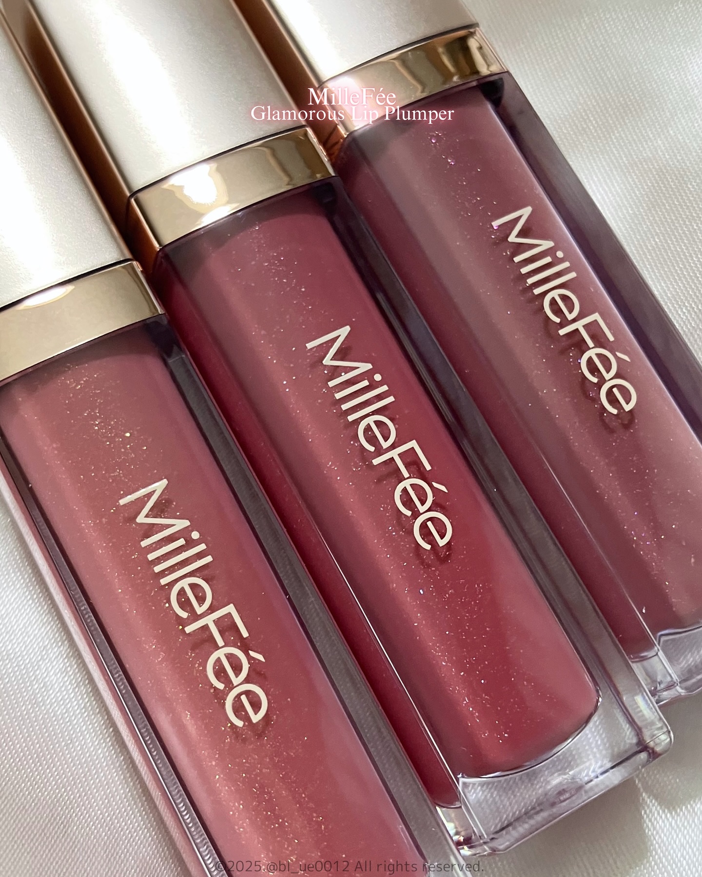 グラマラスリッププランパー 08 ミルクティーローズ/MilleFée/リッププランパーを使ったクチコミ（2枚目）