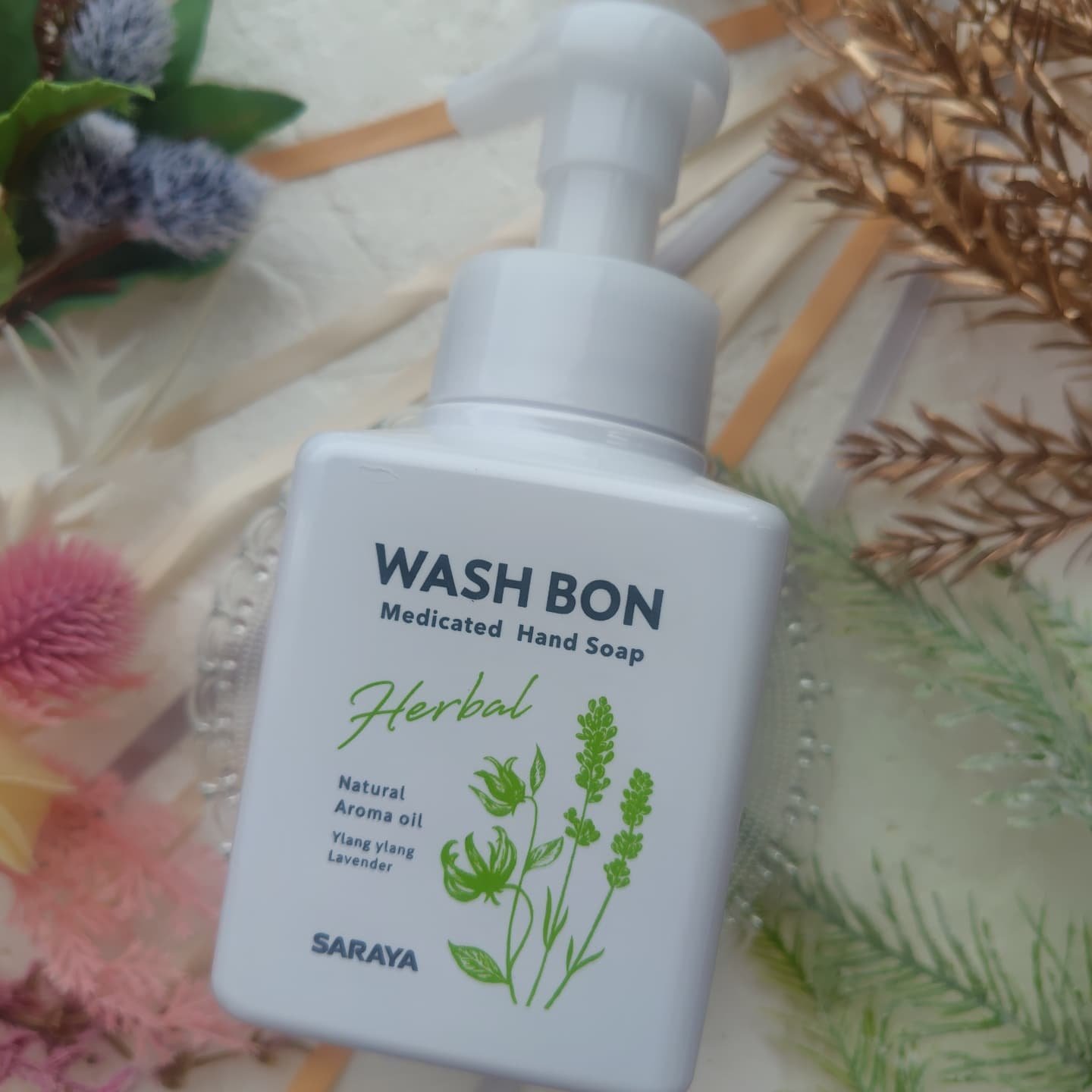 ウォシュボン ハーバル薬用ハンドソープ/サラヤ/ハンドソープを使ったクチコミ（1枚目）