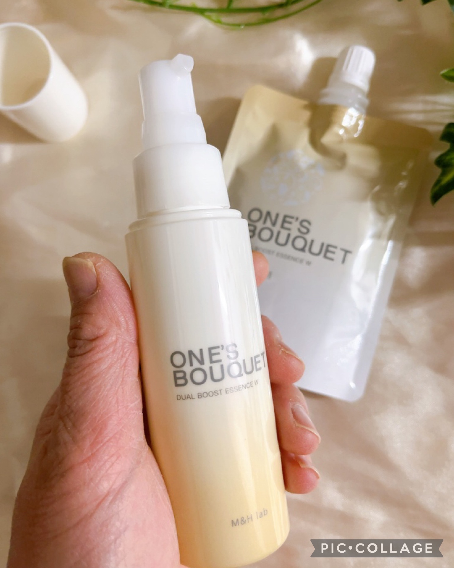 ONE’S BOUQUET（ワンズブーケ デュアルブーストエッセンス W）/M＆Hラボ/美容液を使ったクチコミ（2枚目）