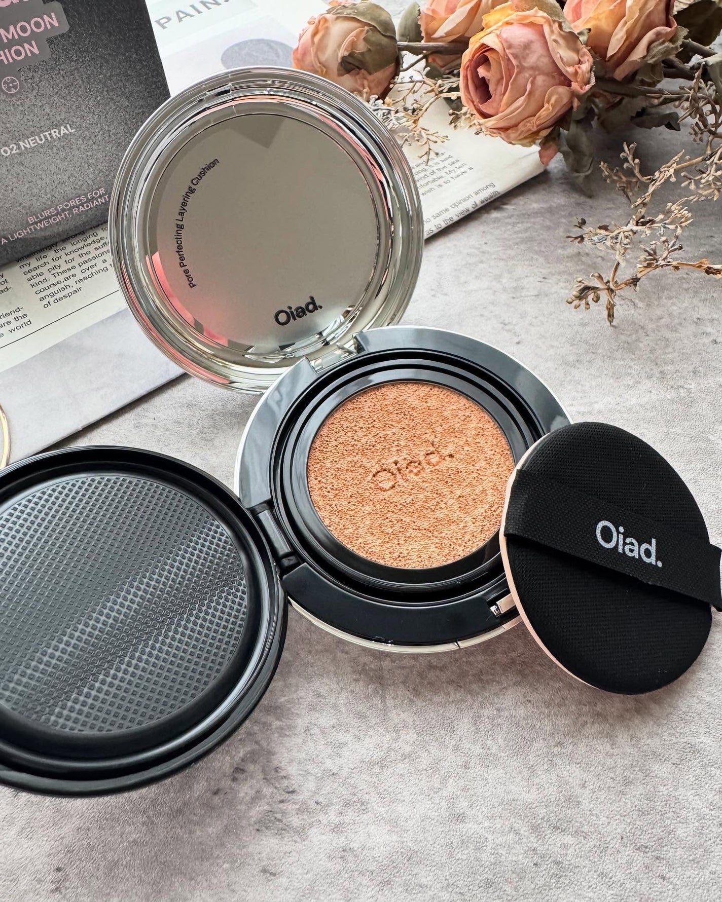 ポアパーフェクティング ミラームーンクッション/oiad/クッションファンデーションを使ったクチコミ(2枚目)