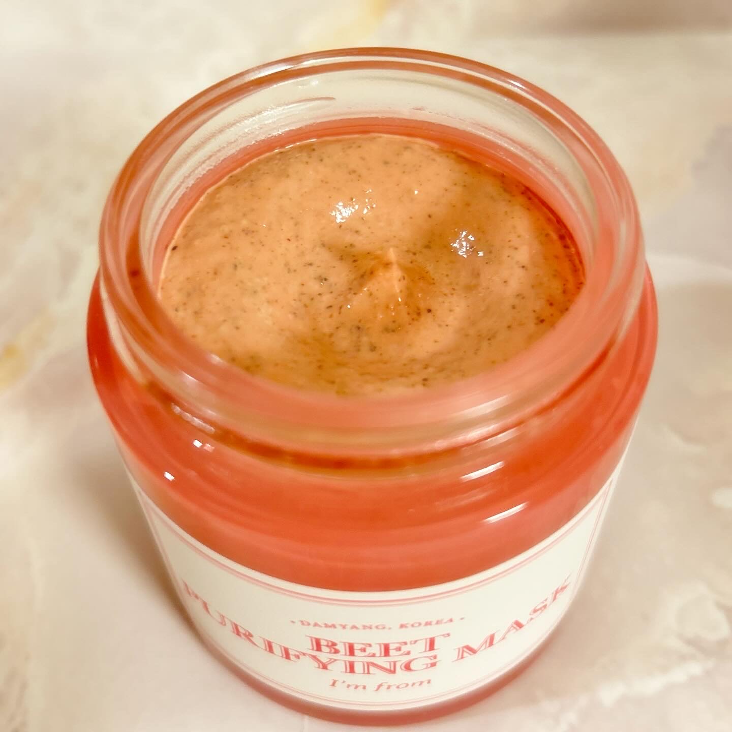 ビーツピュリファイングフェイスマスク/I'm from/洗い流すパック・マスクを使ったクチコミ（3枚目）