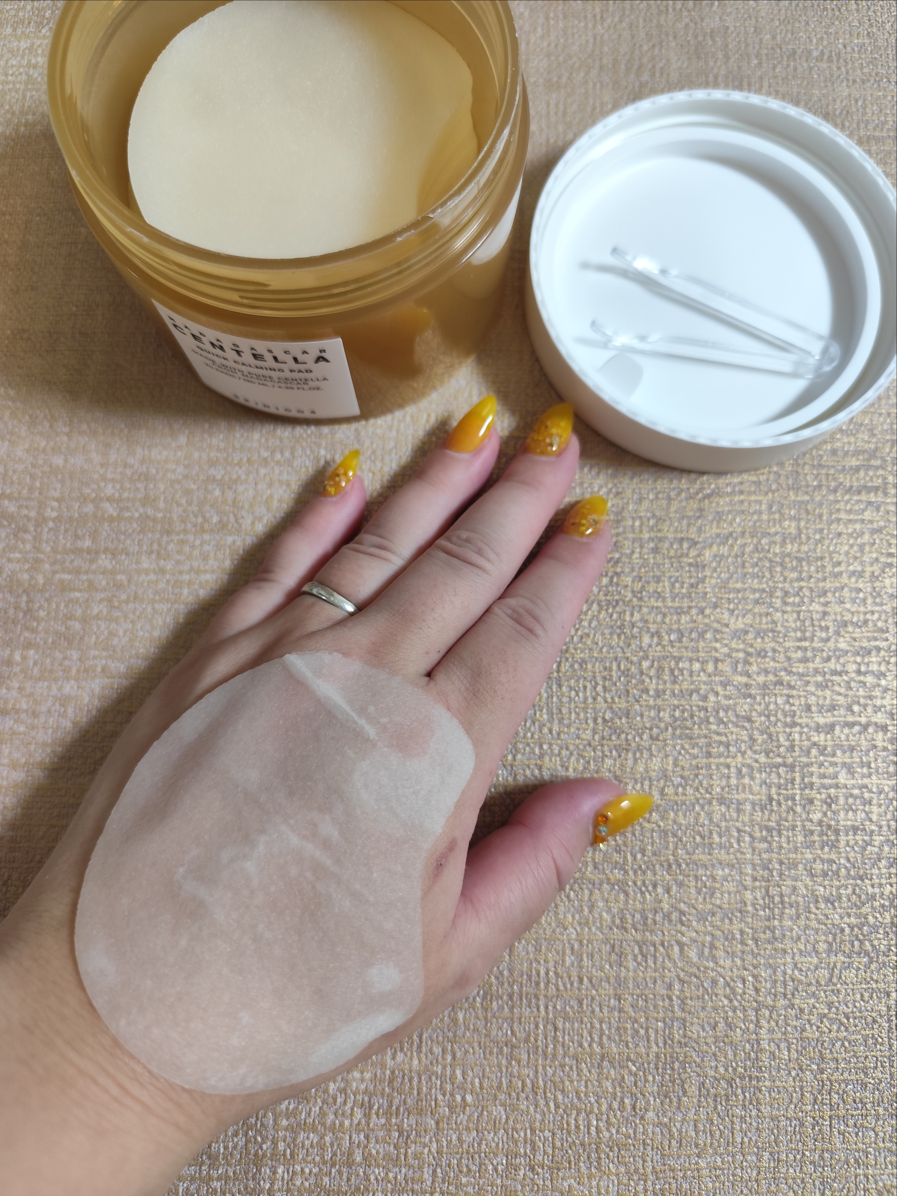 センテラ クイックカーミングパッド/SKIN1004/トナーパッドを使ったクチコミ（2枚目）