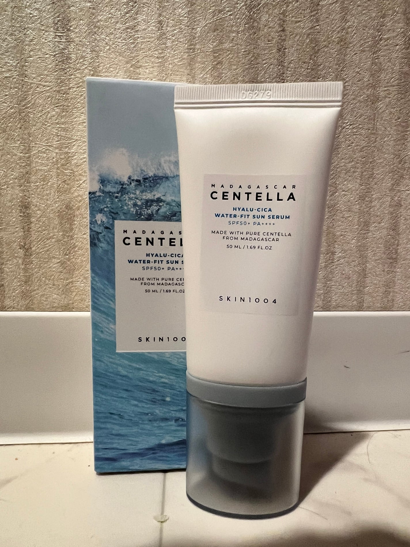 ヒアルーシカ ウォーターフィット サンセラム/SKIN1004/日焼け止めローションを使ったクチコミ(3枚目)