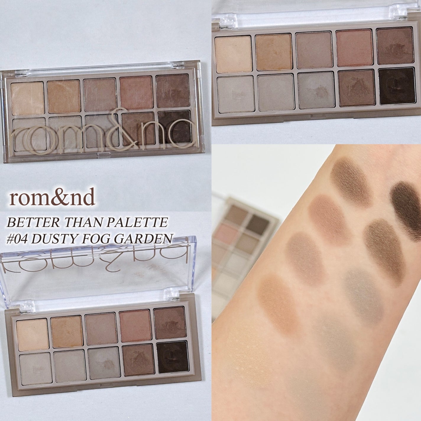 ベターザンパレット/rom&nd/アイシャドウパレットを使ったクチコミ(1枚目)