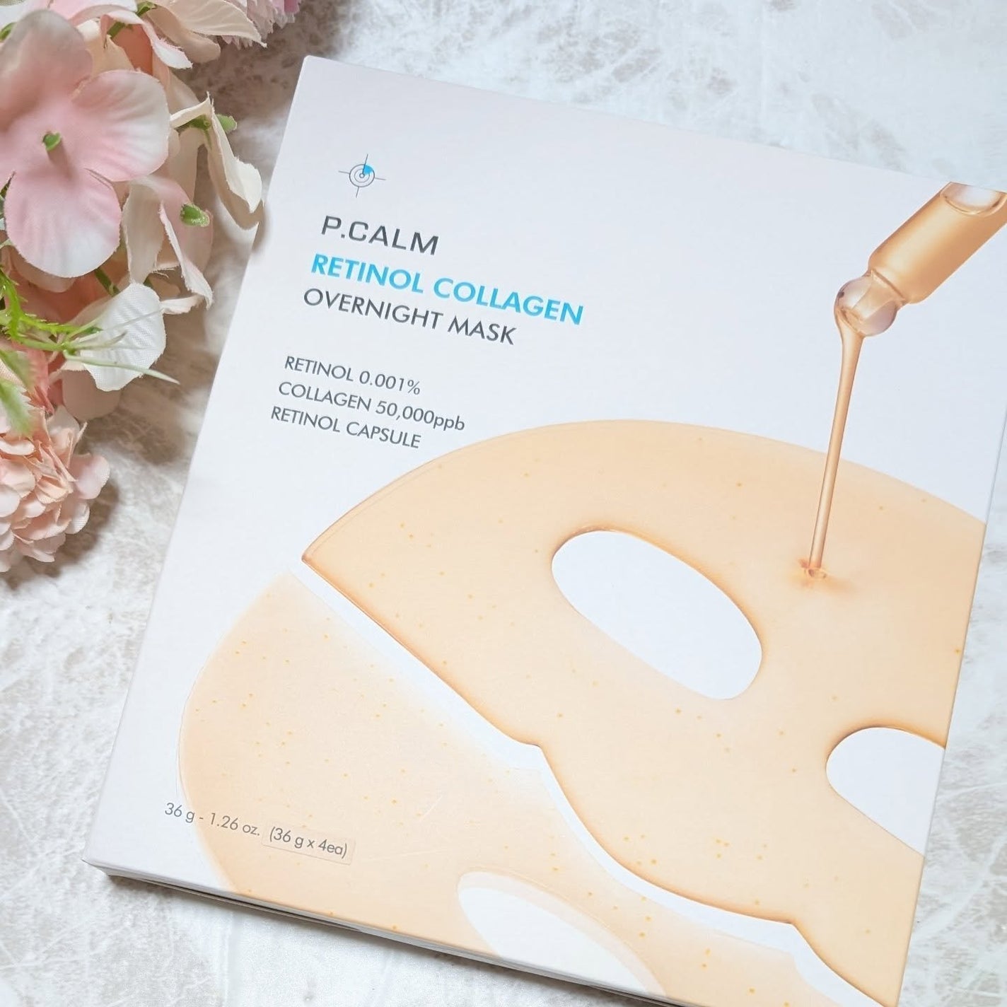 レチノール コラーゲン オーバーナイト マスク/P.CALM/シートマスク・パックを使ったクチコミ(1枚目)