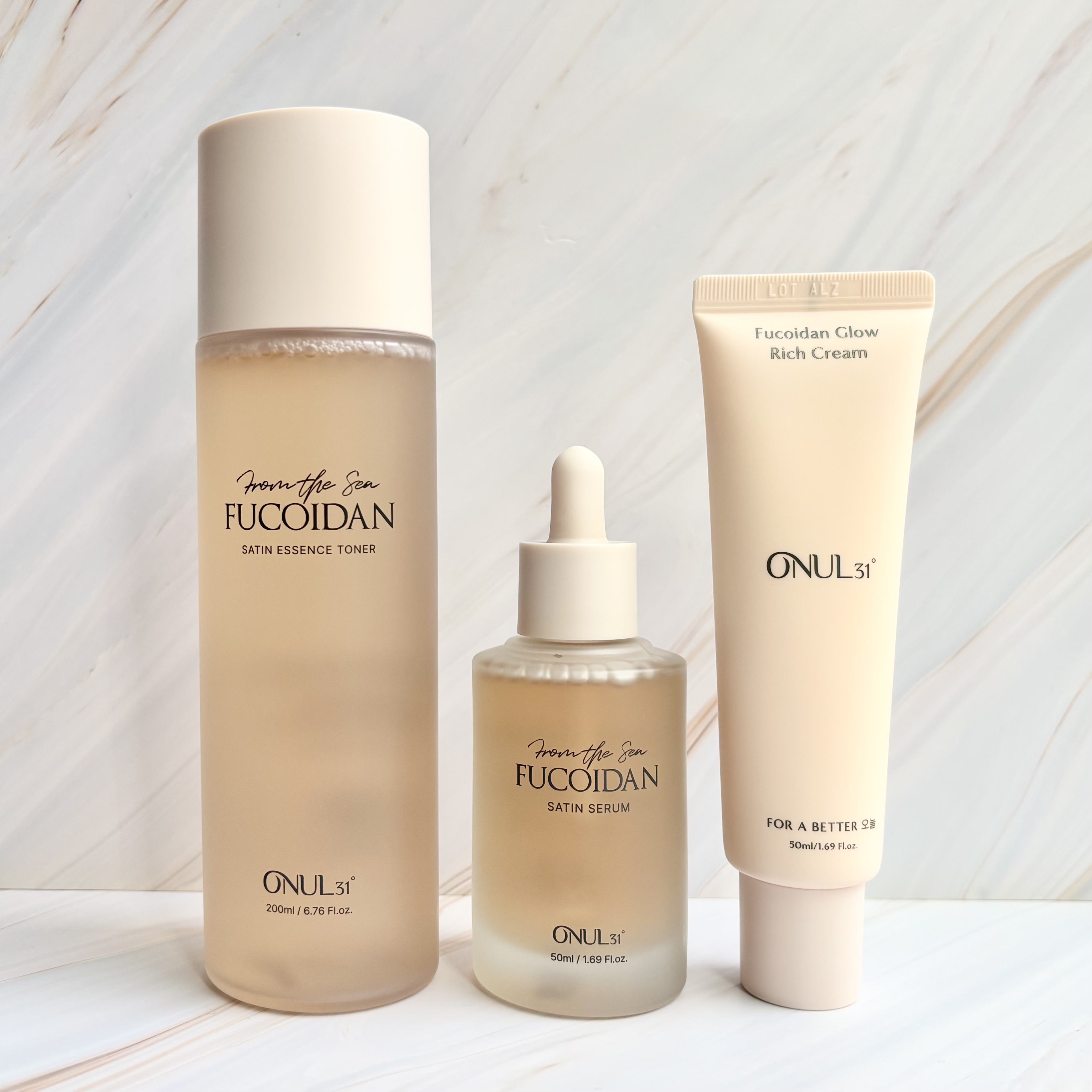 フコイダンサテンセラム/ONUL31/美容液を使ったクチコミ（3枚目）