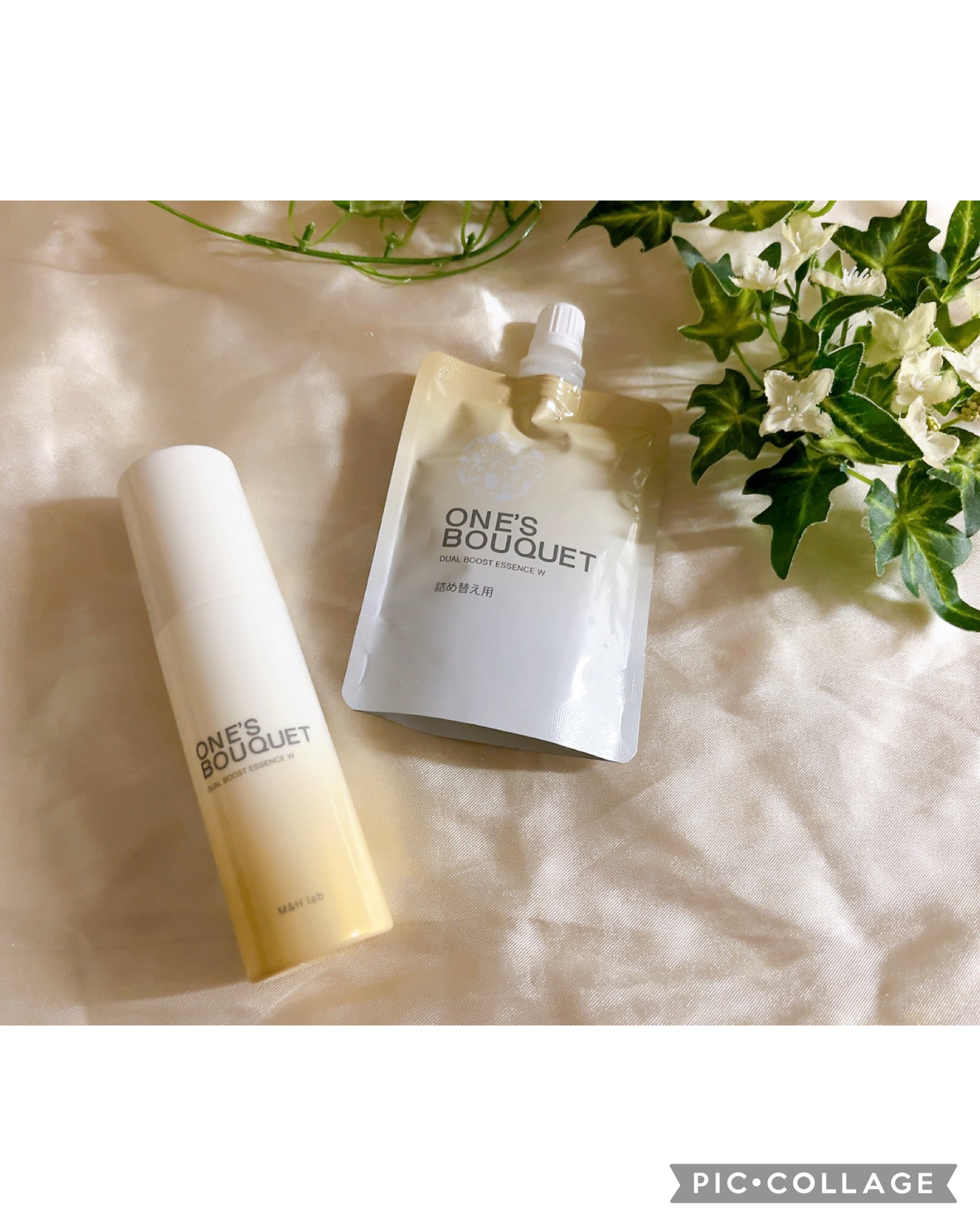 ONE’S BOUQUET（ワンズブーケ デュアルブーストエッセンス W）/M＆Hラボ/美容液を使ったクチコミ（1枚目）