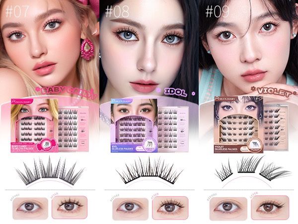 つけまつげ のり不要/MLEN DIARY/つけまつげを使ったクチコミ（3枚目）