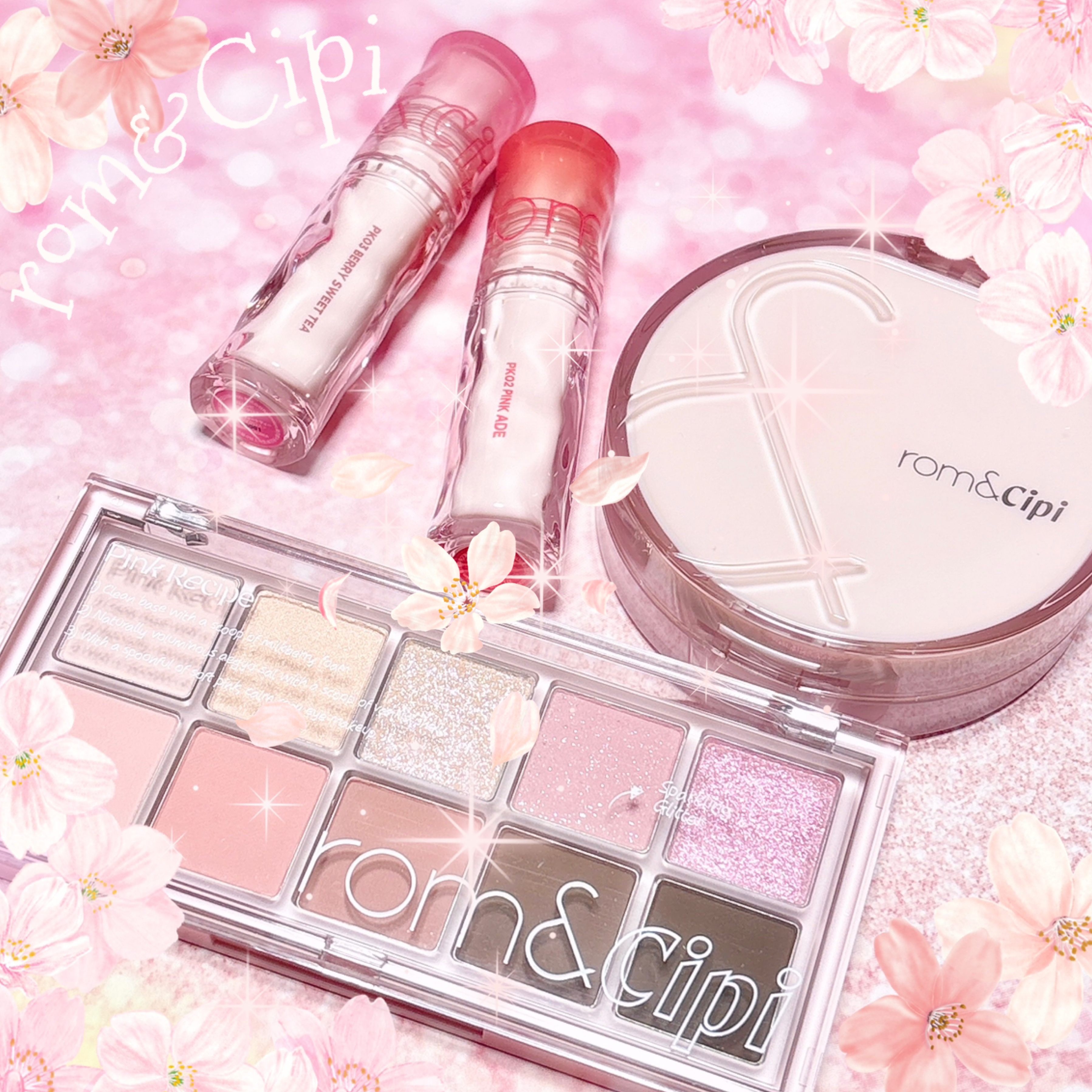 ロムシピ レシピグロス PK03 ベリースウィートティー/rom&Cipi/リップグロスを使ったクチコミ（1枚目）