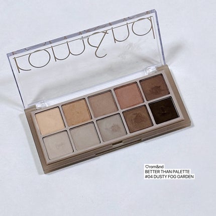 ベターザンパレット/rom&nd/アイシャドウパレットを使ったクチコミ(7枚目)