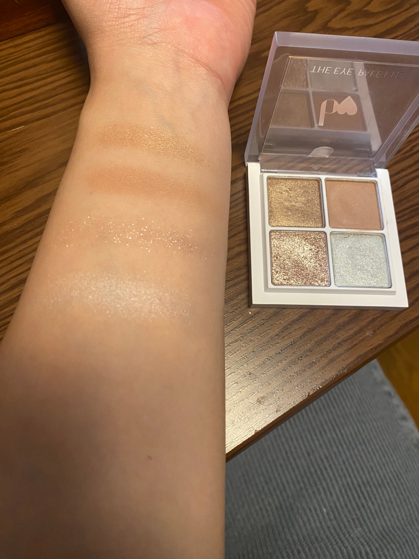 THE アイパレR/b idol/アイシャドウパレットを使ったクチコミ(4枚目)