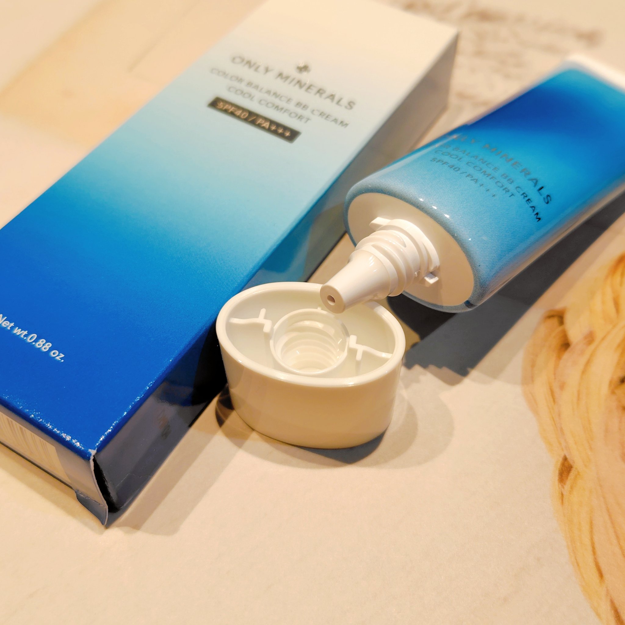 カラーバランスBBクリーム クールコンフォート/ONLY MINERALS/BBクリームを使ったクチコミ（2枚目）