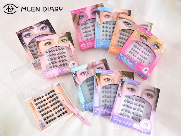 つけまつげ のり不要/MLEN DIARY/つけまつげを使ったクチコミ（1枚目）