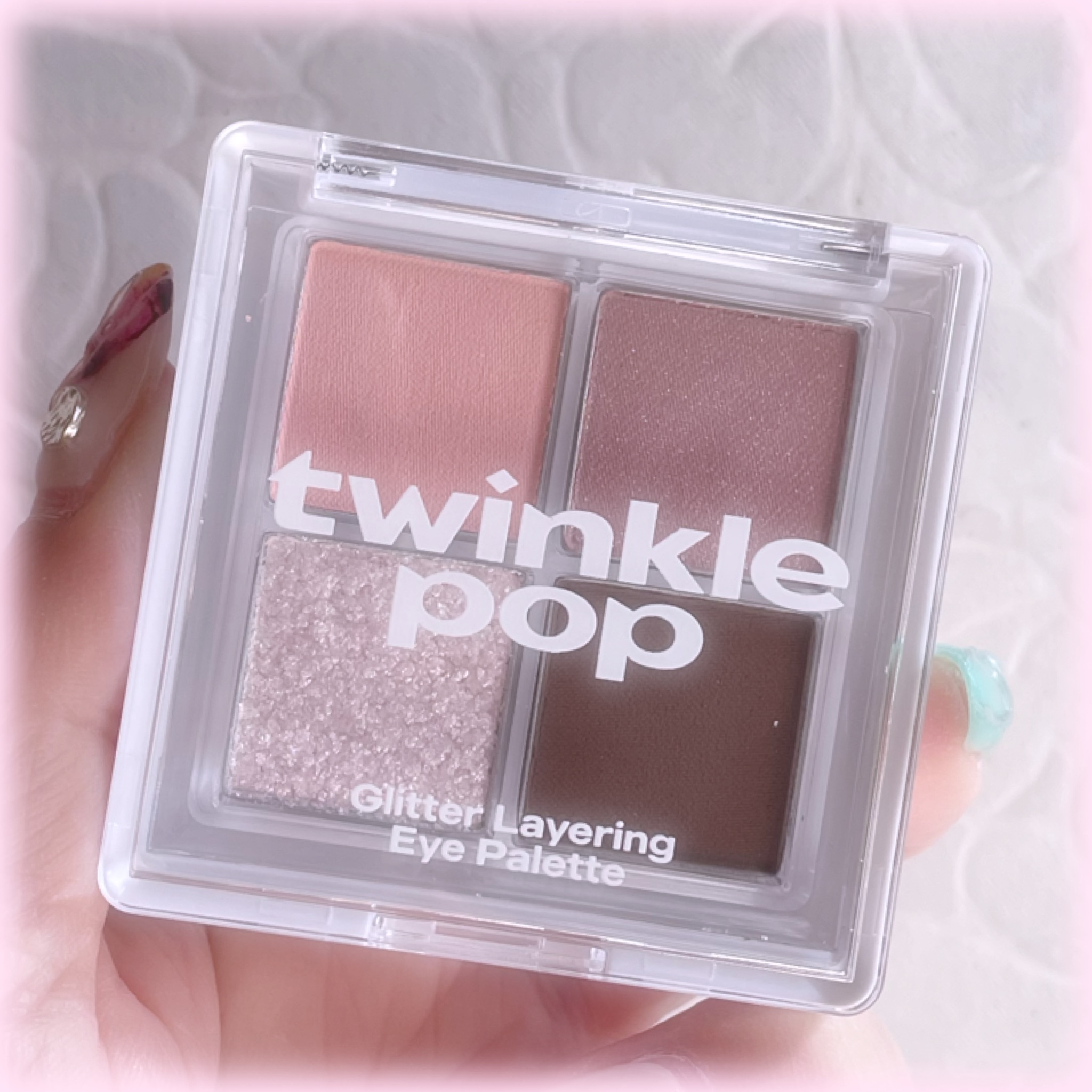 グリッターレイヤリングアイシャドウパレット/TWINKLE POP/アイシャドウパレットを使ったクチコミ（2枚目）