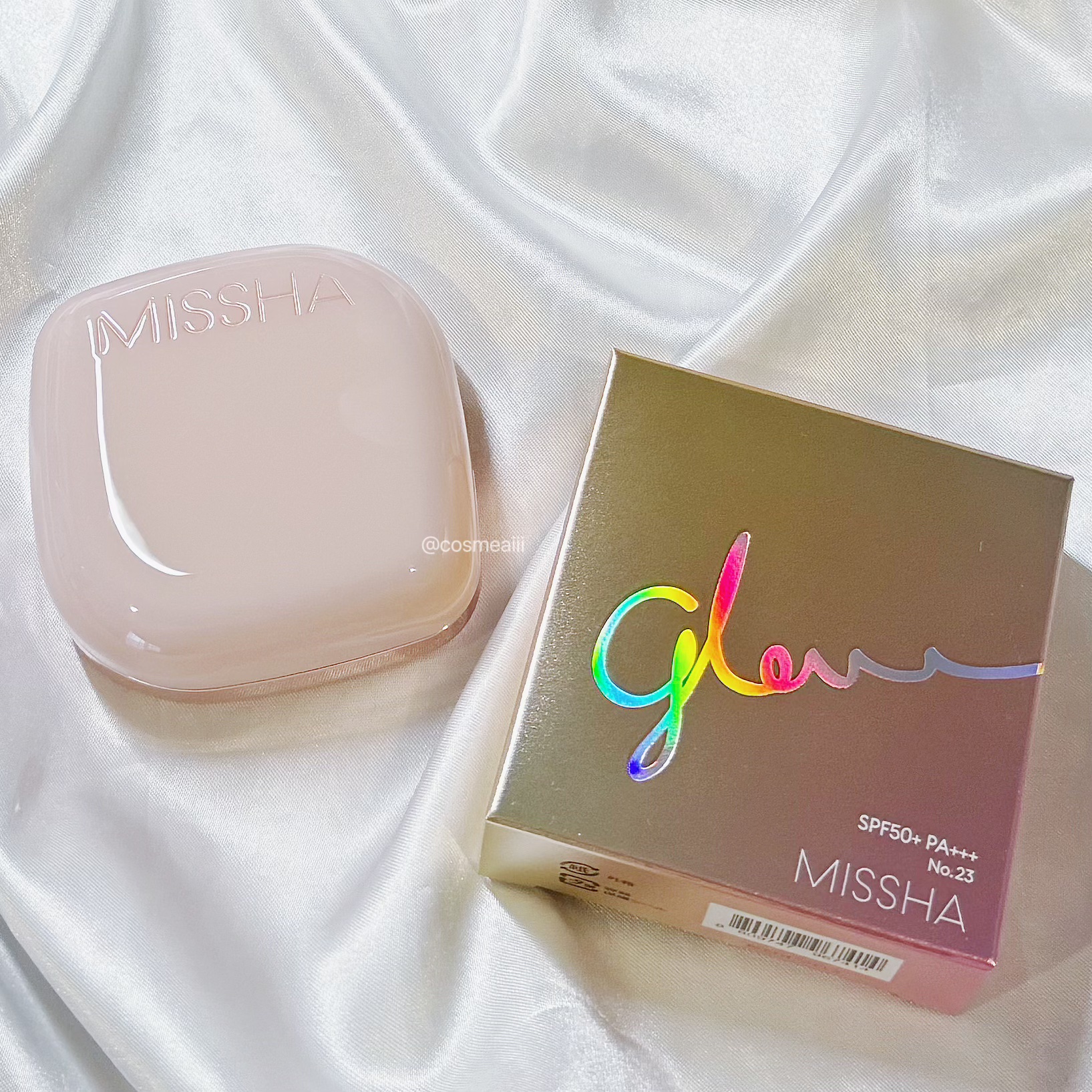 ミシャ グロウ クッション ファンデーション(ルミナスカバー) No.23 ナチュラル/MISSHA/クッションファンデーションを使ったクチコミ（2枚目）