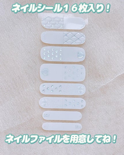 推し活ジェルネイルシール/DAISO/ネイルシールを使ったクチコミ(5枚目)