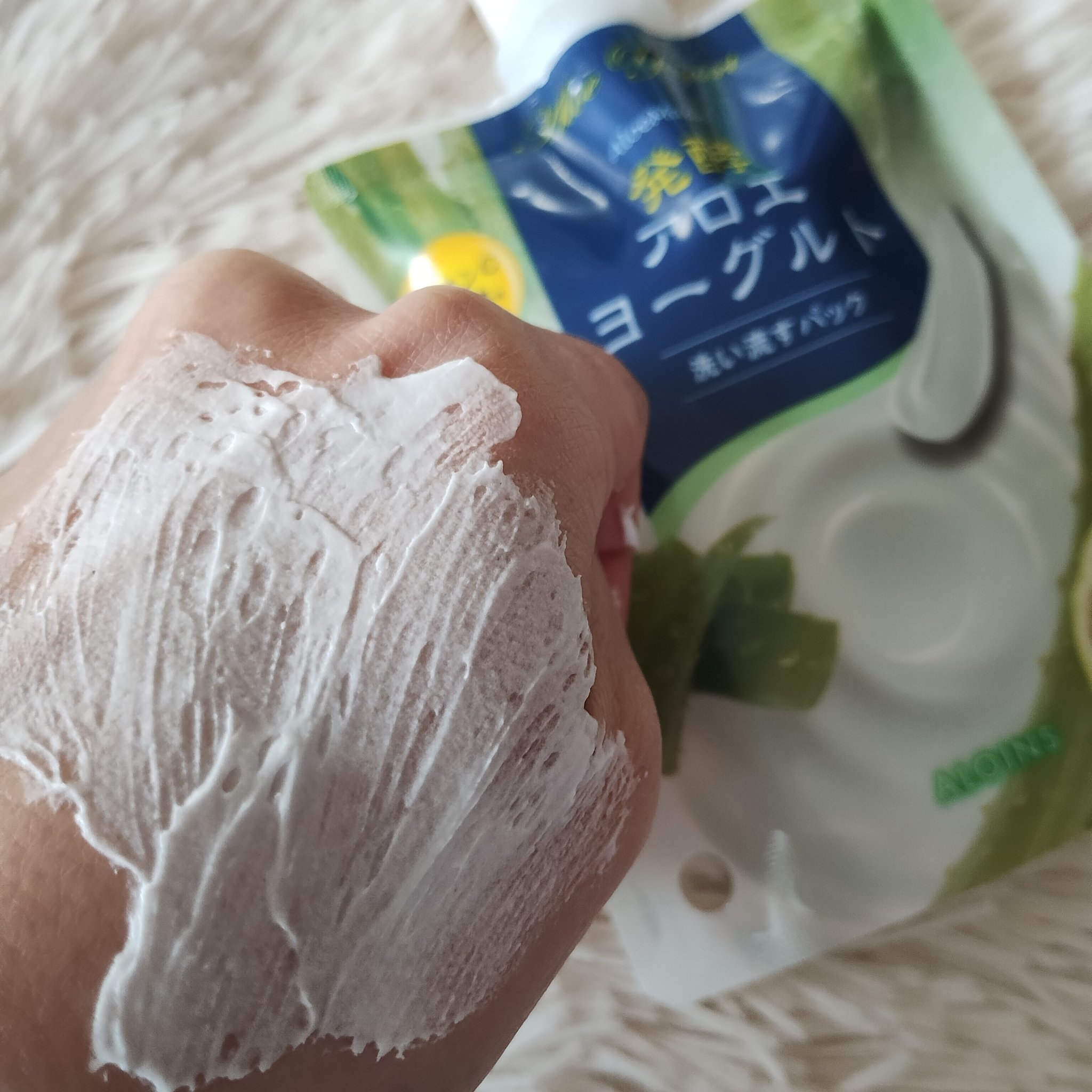 アロエメイド 発酵クリアパックAY 170g/アロエメイド/洗い流すパック・マスクを使ったクチコミ（3枚目）