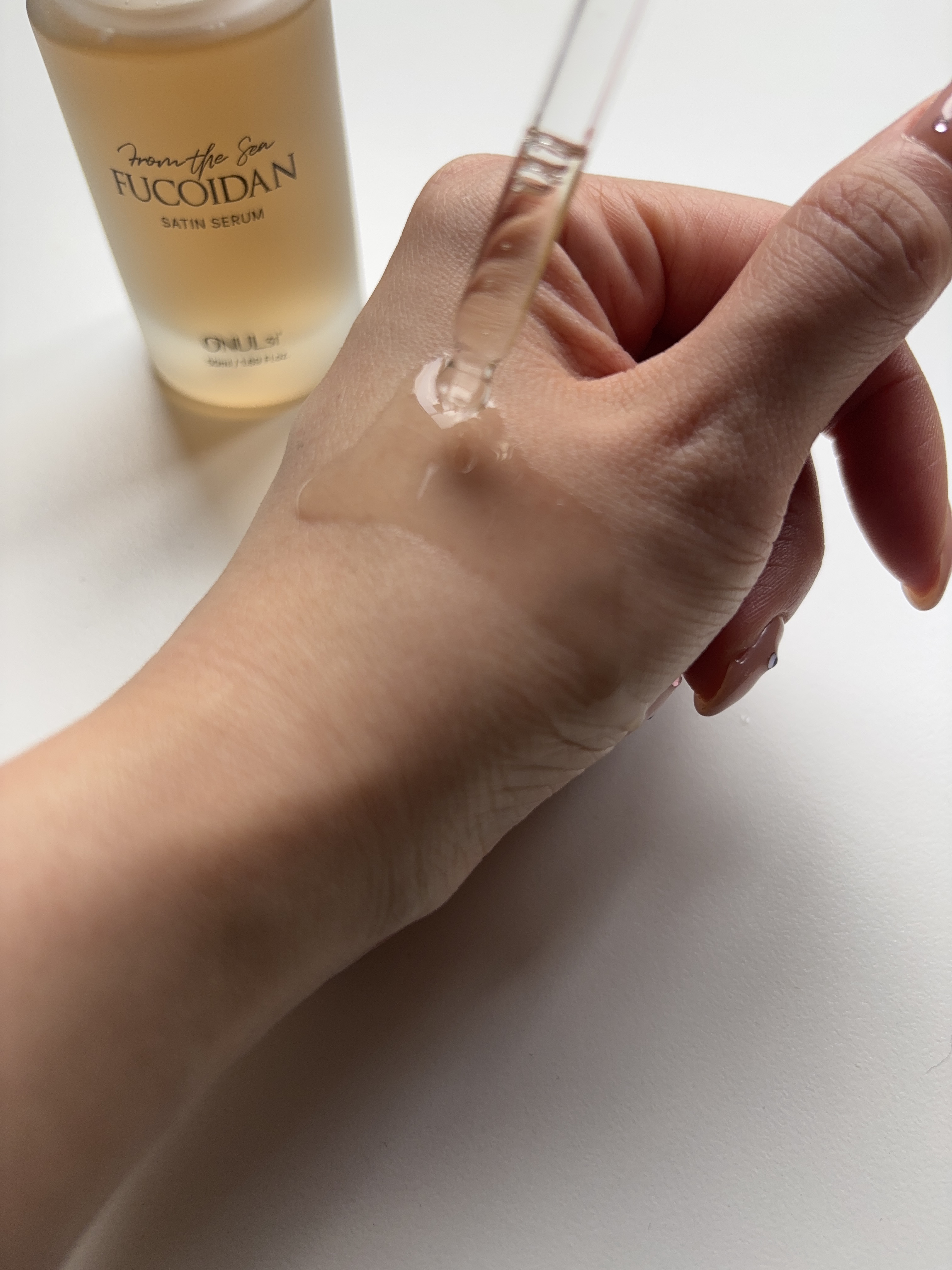 フコイダンサテンセラム/ONUL31/美容液を使ったクチコミ（3枚目）