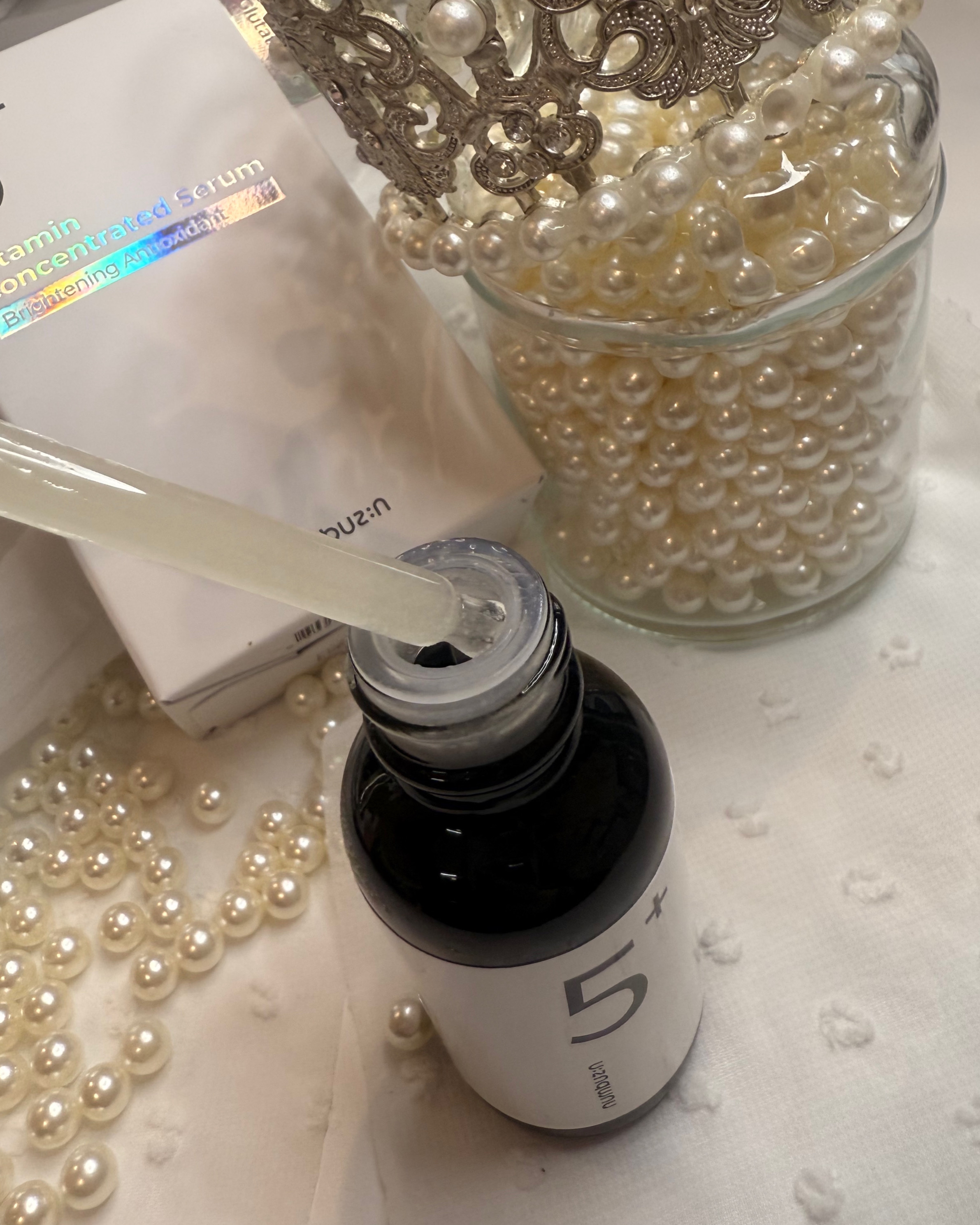 5番 白玉グルタチオンＣ美容液/numbuzin/美容液を使ったクチコミ（3枚目）