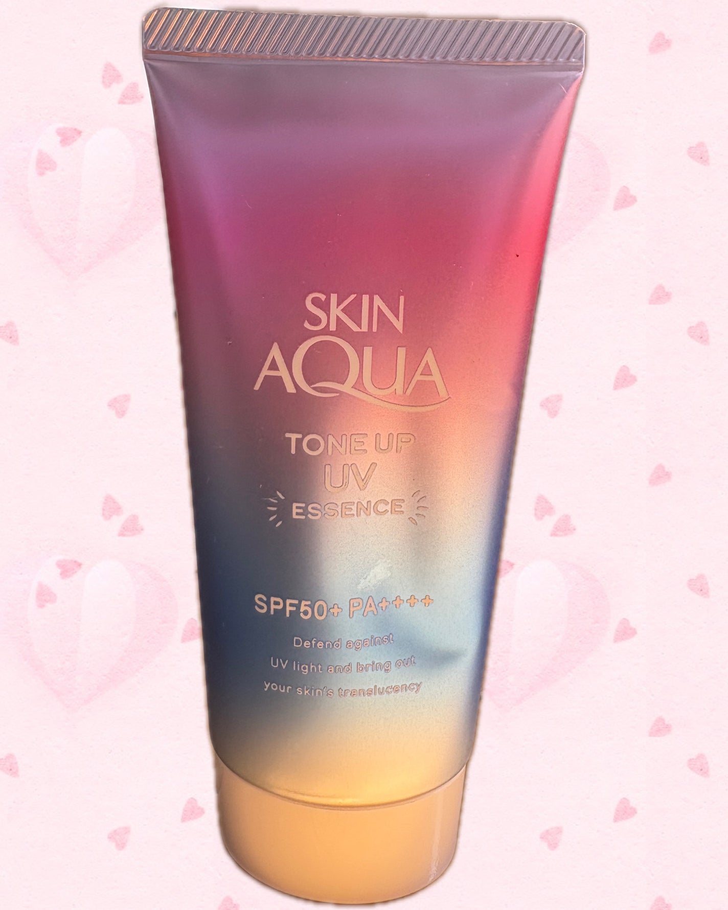 スキンアクア トーンアップUVエッセンス/スキンアクア/日焼け止めクリームを使ったクチコミ(1枚目)