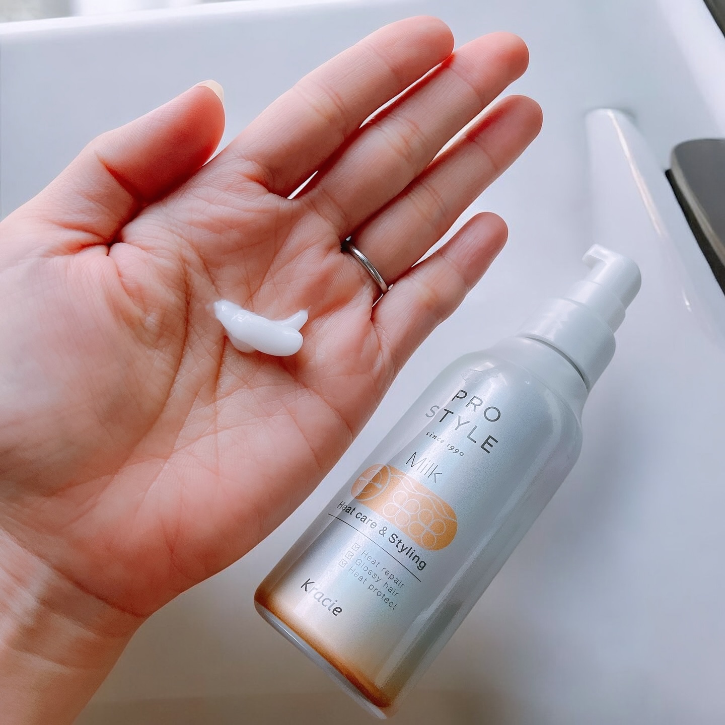 ヒートケア＆スタイリング ミルク/プロスタイル/プレスタイリング・寝ぐせ直しを使ったクチコミ（3枚目）