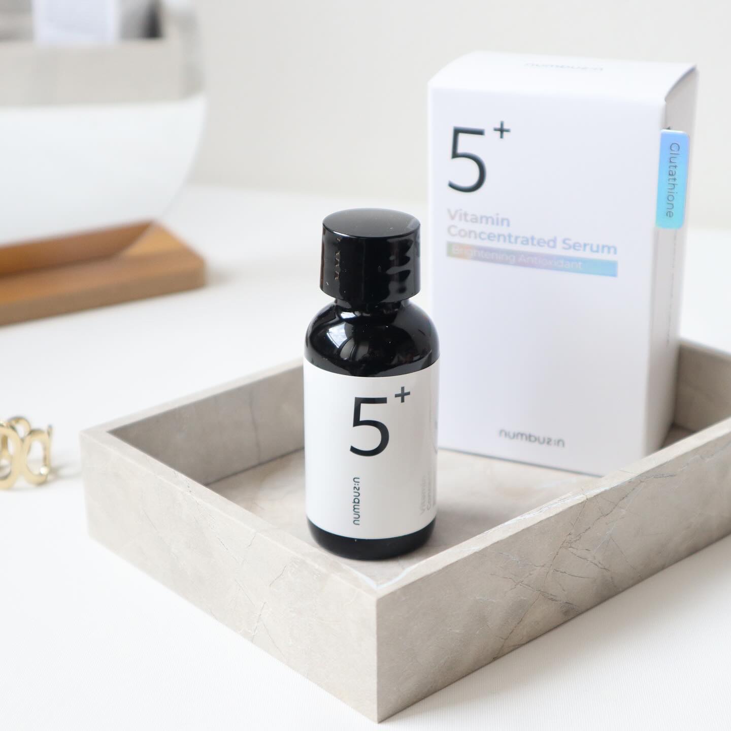 5番 白玉グルタチオンＣ美容液/numbuzin/美容液を使ったクチコミ（3枚目）