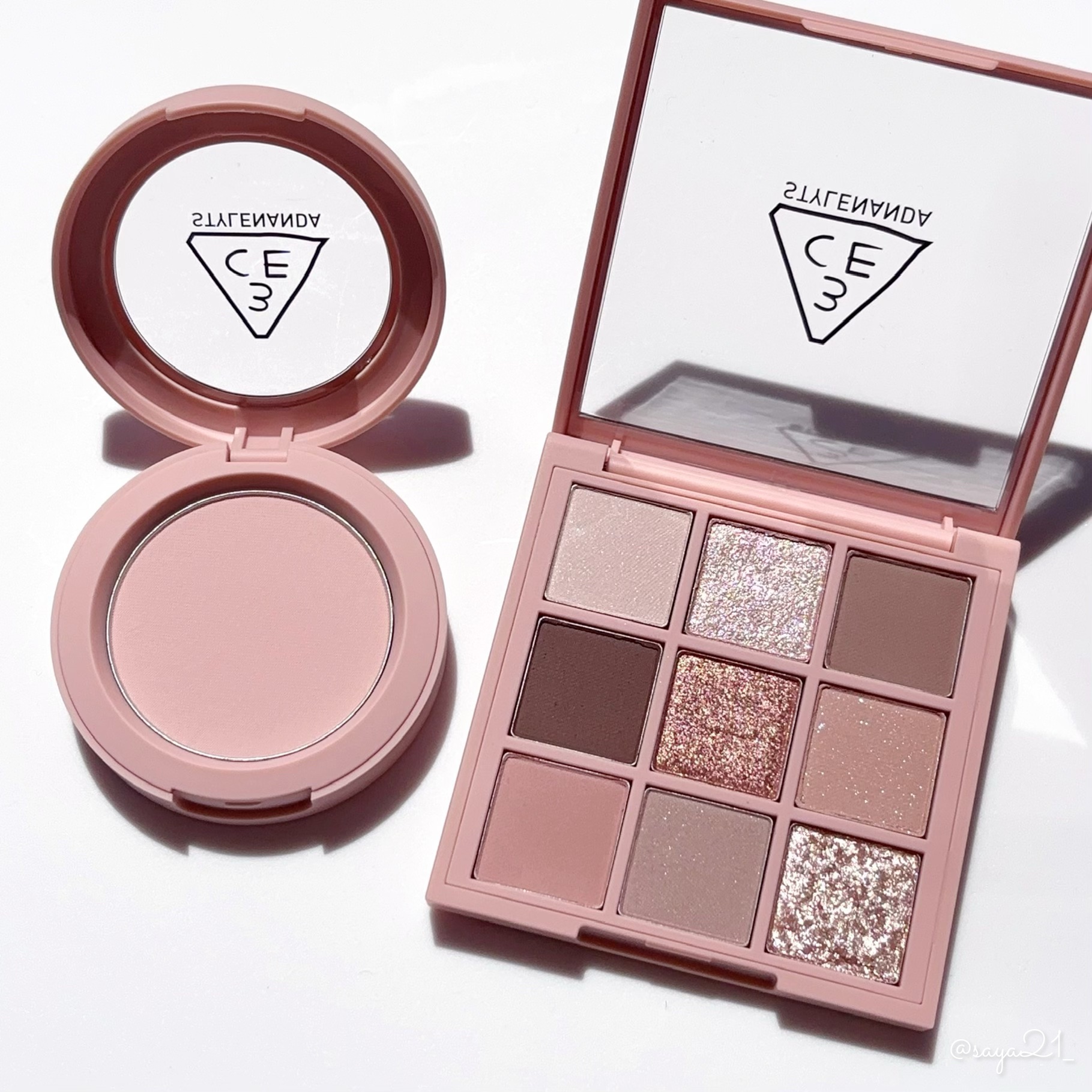 3CE マルチアイカラーパレット ノッテッドピンク（マルチアイカラーパレット M）/3CE/アイシャドウパレットを使ったクチコミ（2枚目）