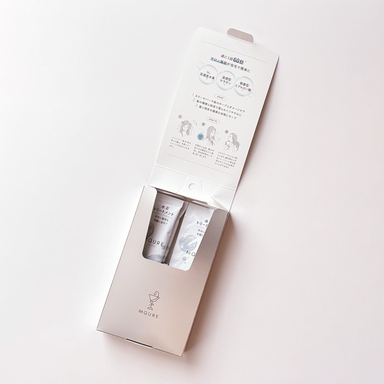 MQURE 水素※1トリートメント/MQURE/洗い流すヘアトリートメントを使ったクチコミ(4枚目)