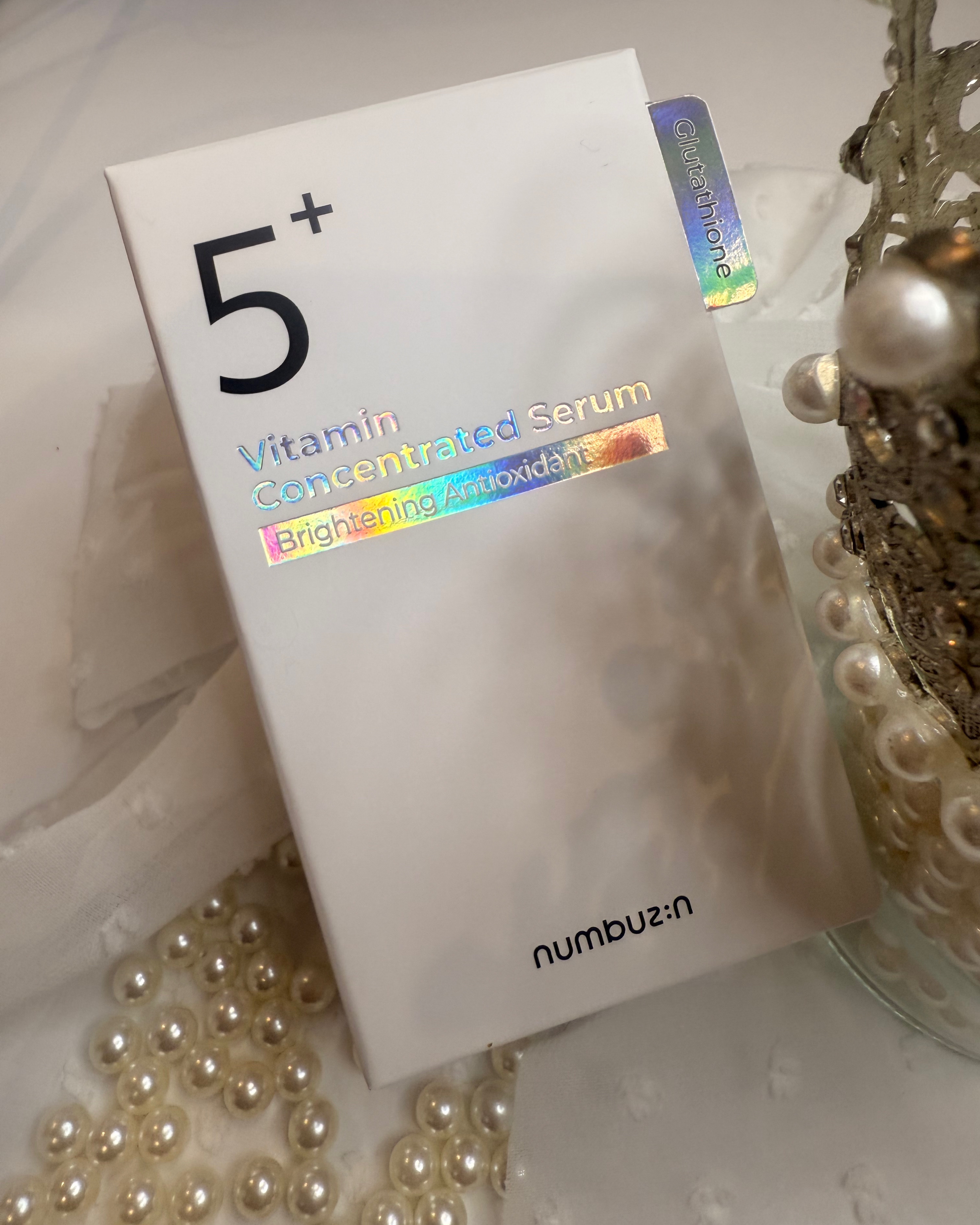 5番 白玉グルタチオンＣ美容液/numbuzin/美容液を使ったクチコミ（2枚目）