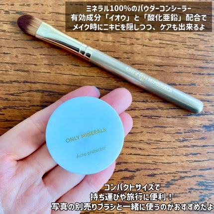 薬用コンシーラー アクネプロテクター/ONLY MINERALS/パウダーコンシーラーを使ったクチコミ(2枚目)