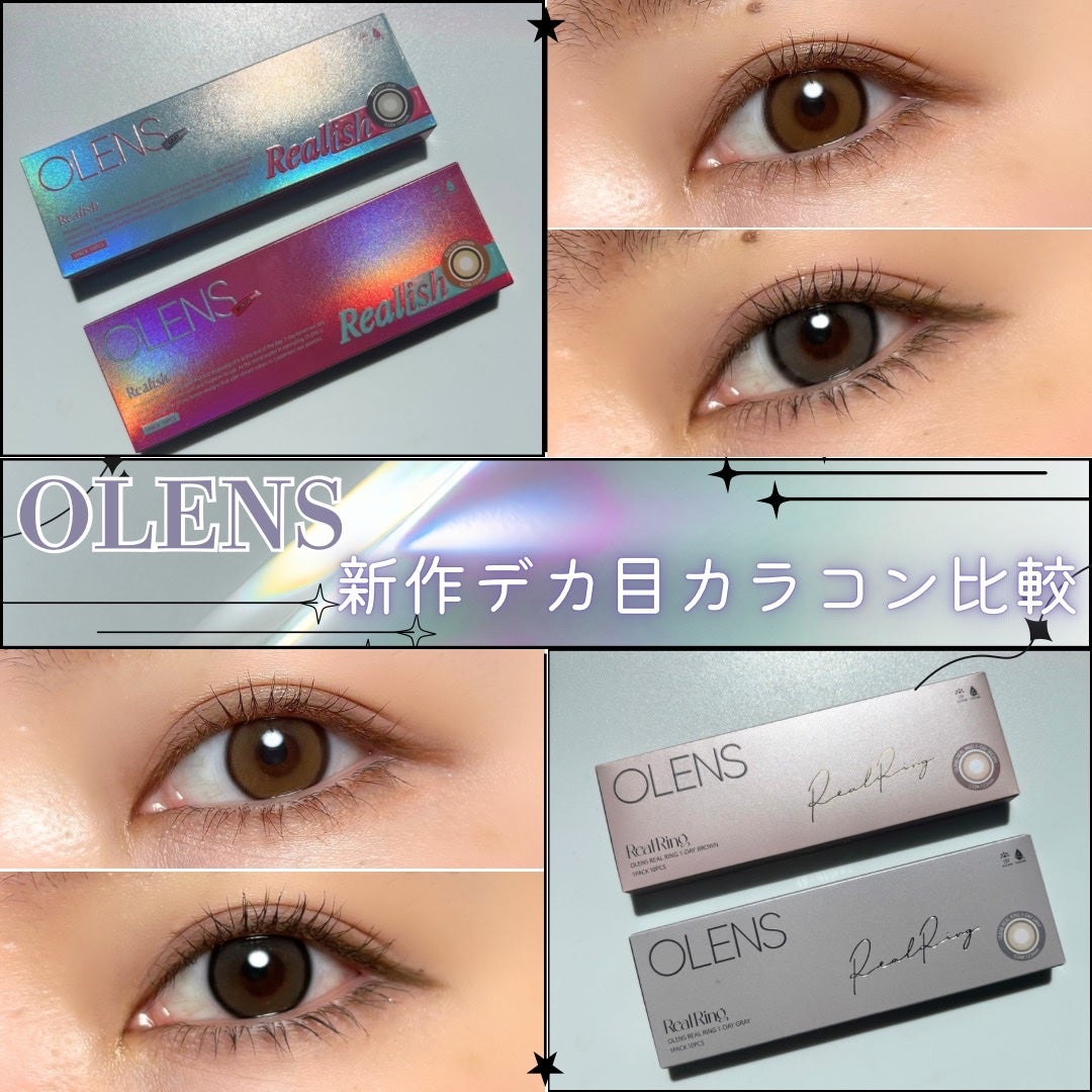 Real Ring 1day/OLENS/ワンデー(1DAY)カラコンを使ったクチコミ(1枚目)
