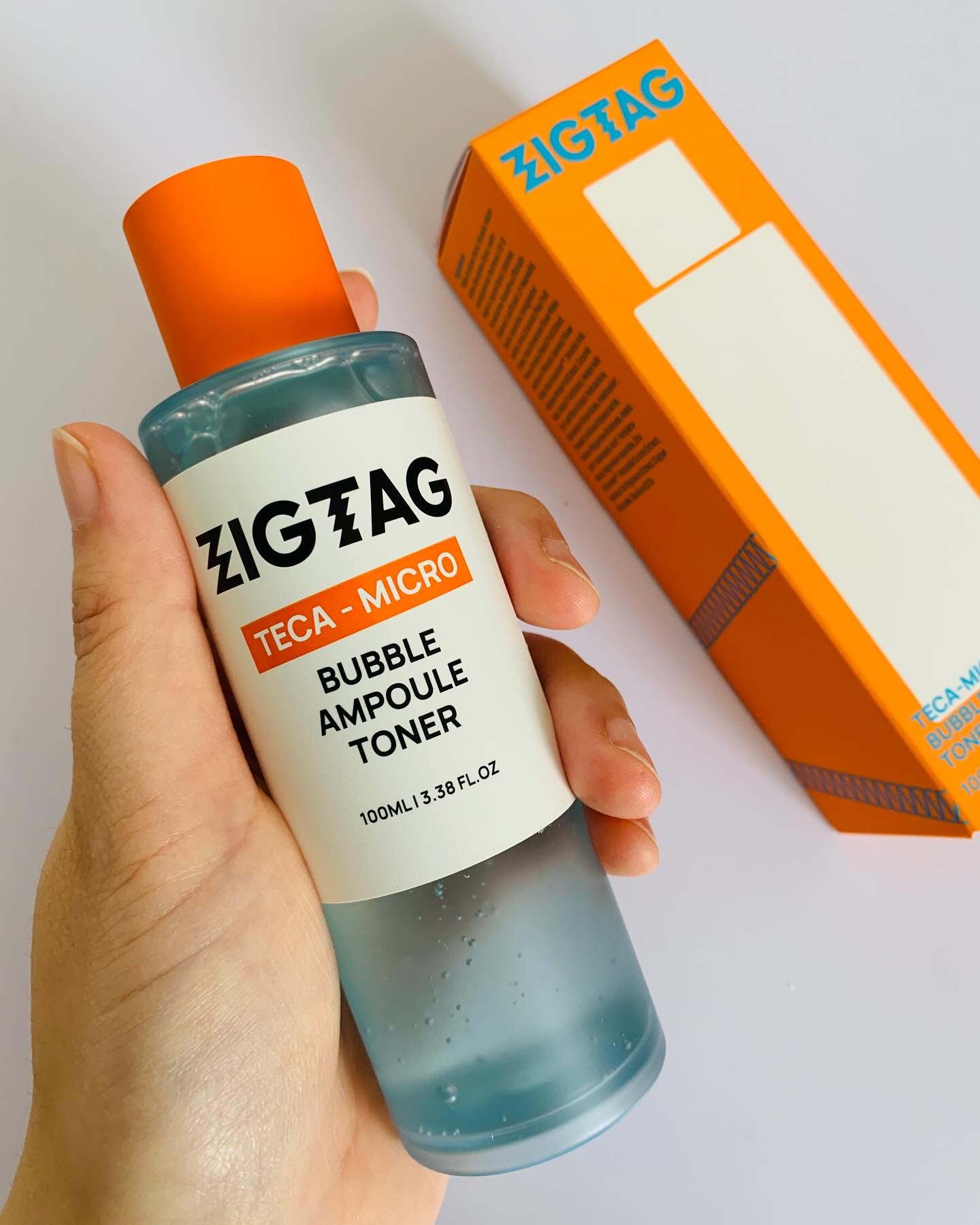 テカマイクロバブルアンプルトナー/ZIGTAG/化粧水を使ったクチコミ（2枚目）