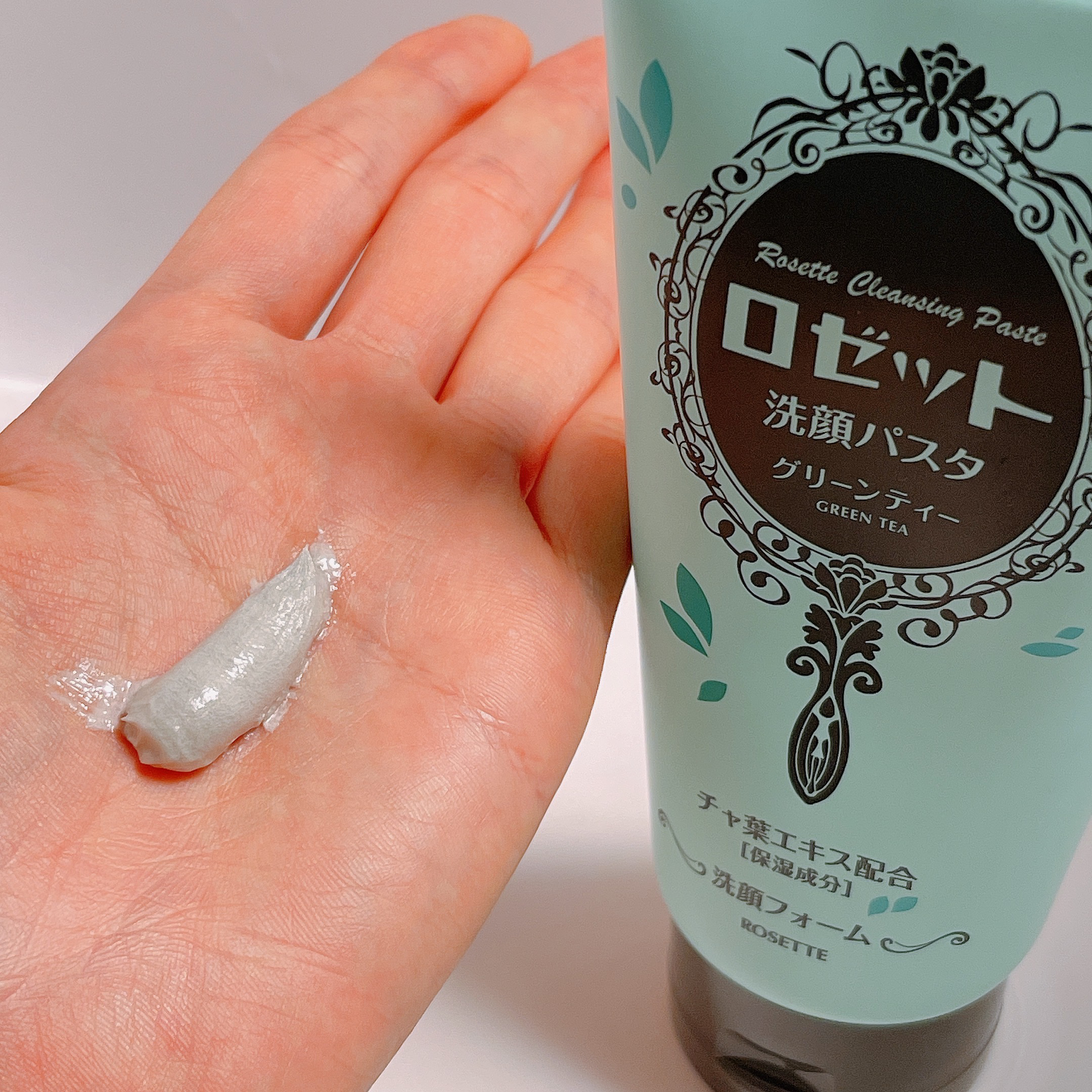 ロゼット洗顔パスタ グリーンティーの香り[洗顔フォーム]/ロゼット/洗顔フォームを使ったクチコミ（2枚目）