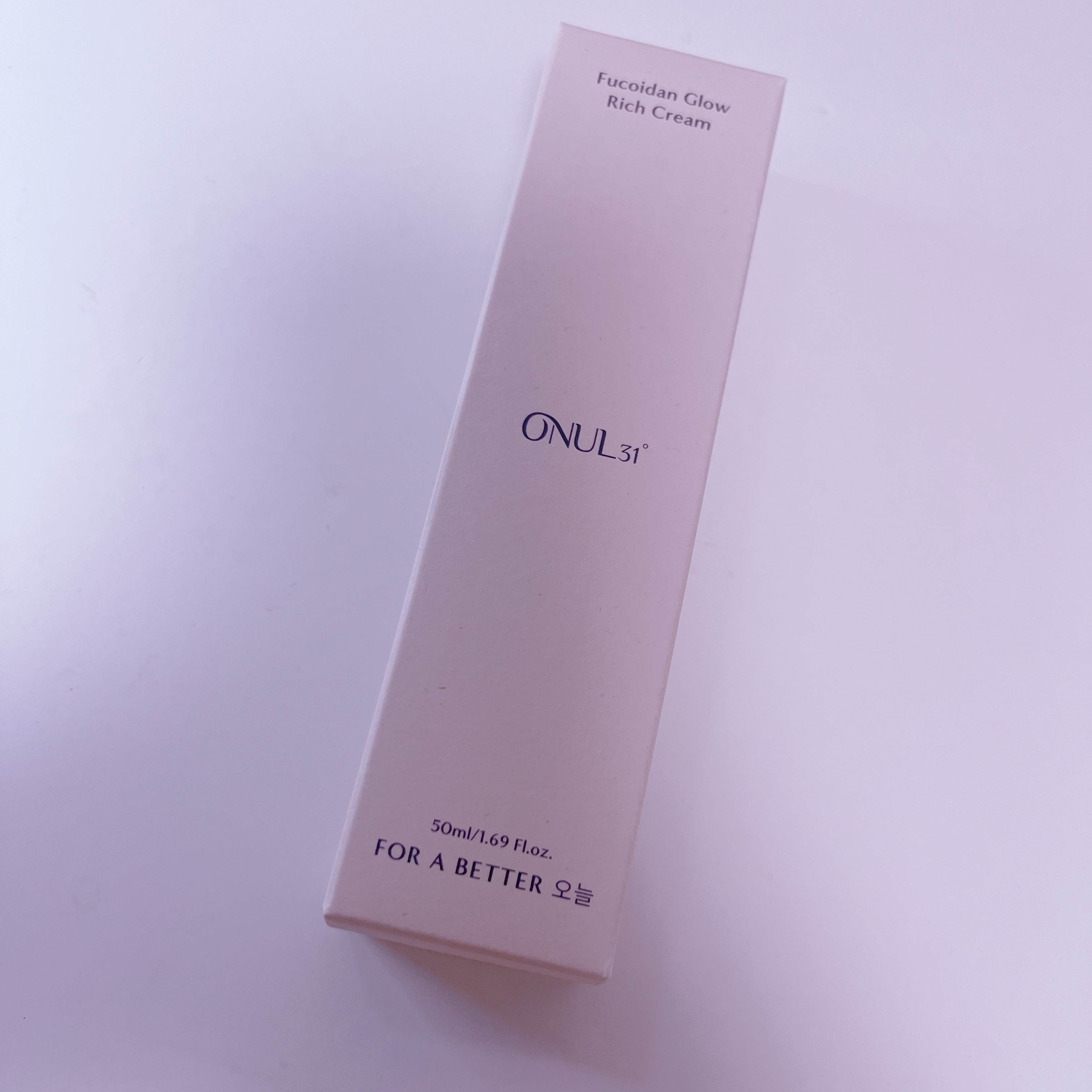 フコイダングローリッチクリーム /ONUL31/フェイスクリームを使ったクチコミ（3枚目）