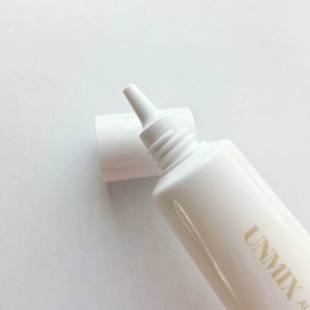 UNMIX オールデイクリームのクチコミ「【使った商品】UNMIXオールデイクリーム
【崩れにくさ】高い（特に乾燥崩れには良さそう）
【.....」（2枚目）