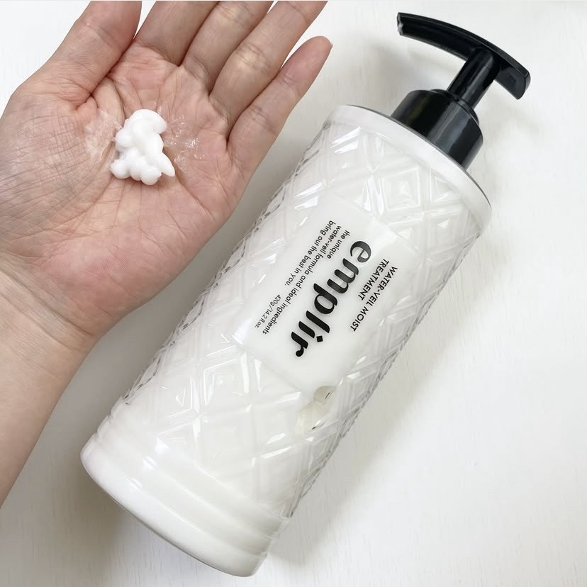 ウォーターベール　モイストヘアオイル/emplir/ヘアオイルを使ったクチコミ（3枚目）