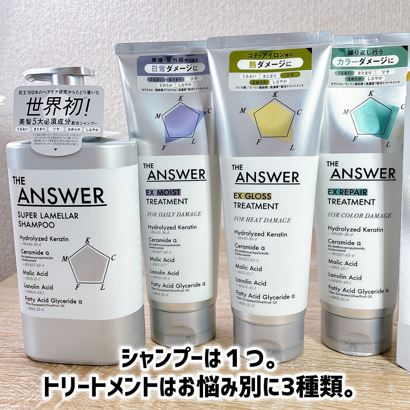 THE ANSWER スーパーラメラシャンプー/THE ANSWER/市販シャンプーを使ったクチコミ（2枚目）