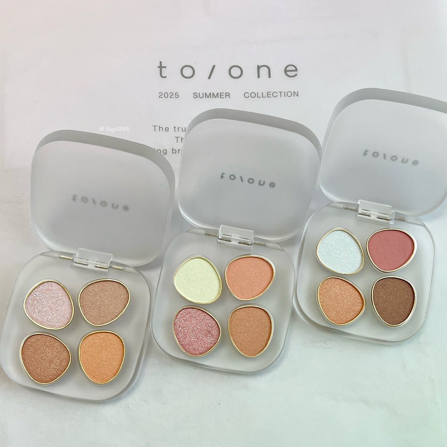 トーン ペタル フロート アイパレット/to/one/アイシャドウパレットを使ったクチコミ(9枚目)