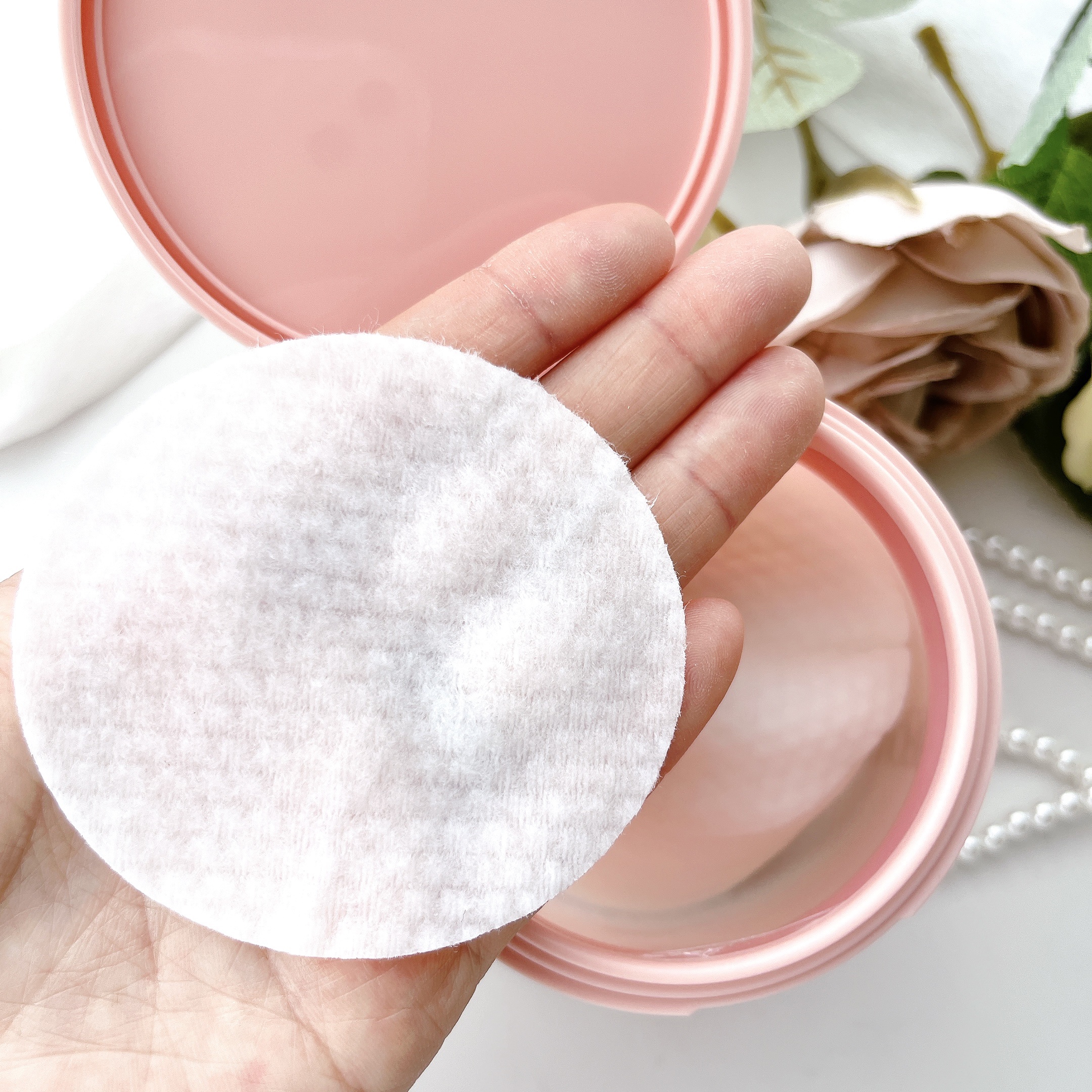 ローズ＆ティーツリークレンジングパッド/VERAMORE/クレンジングシートを使ったクチコミ（3枚目）