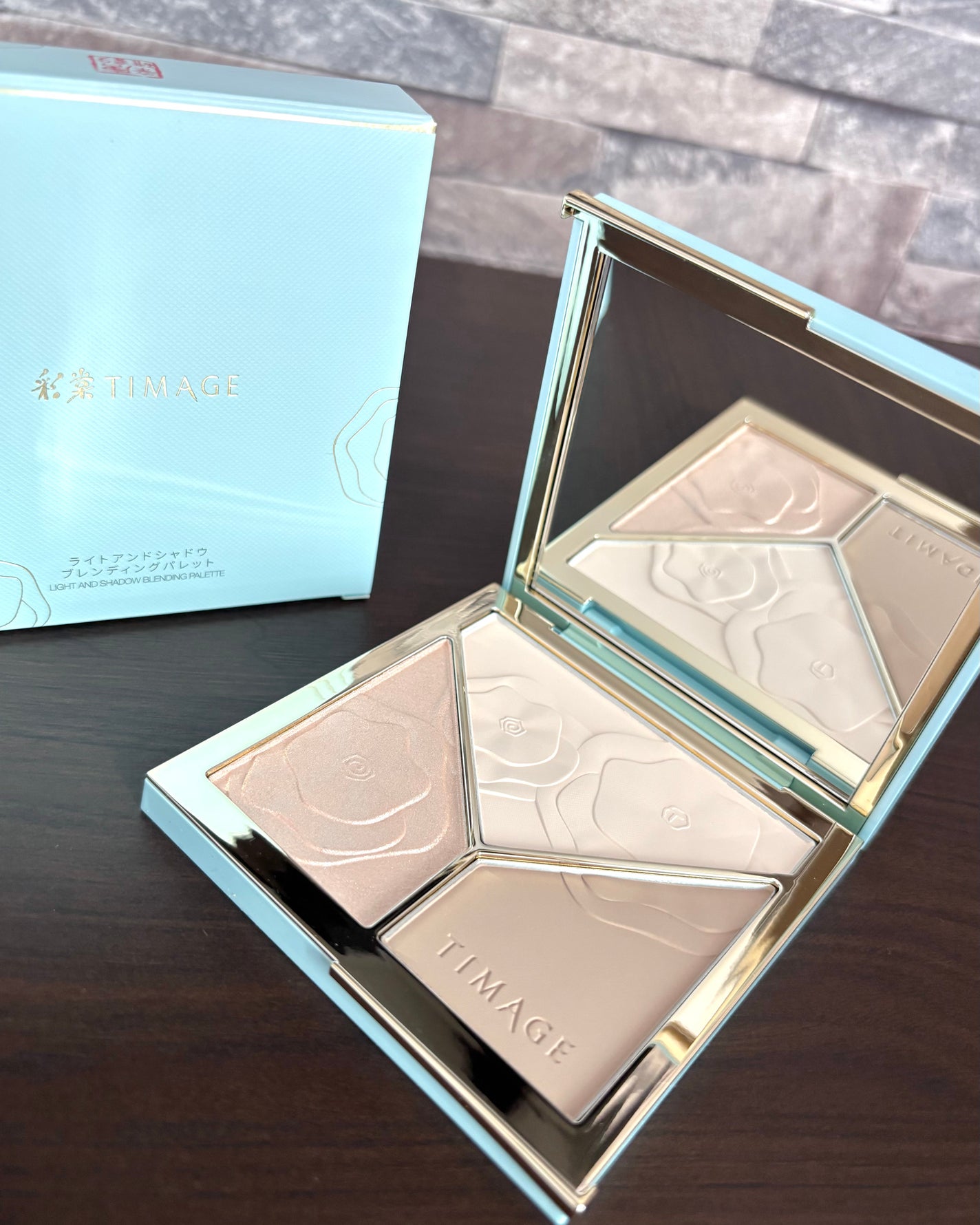 ハイライトシェーディングパレット/TIMAGE/パウダーハイライトを使ったクチコミ(8枚目)