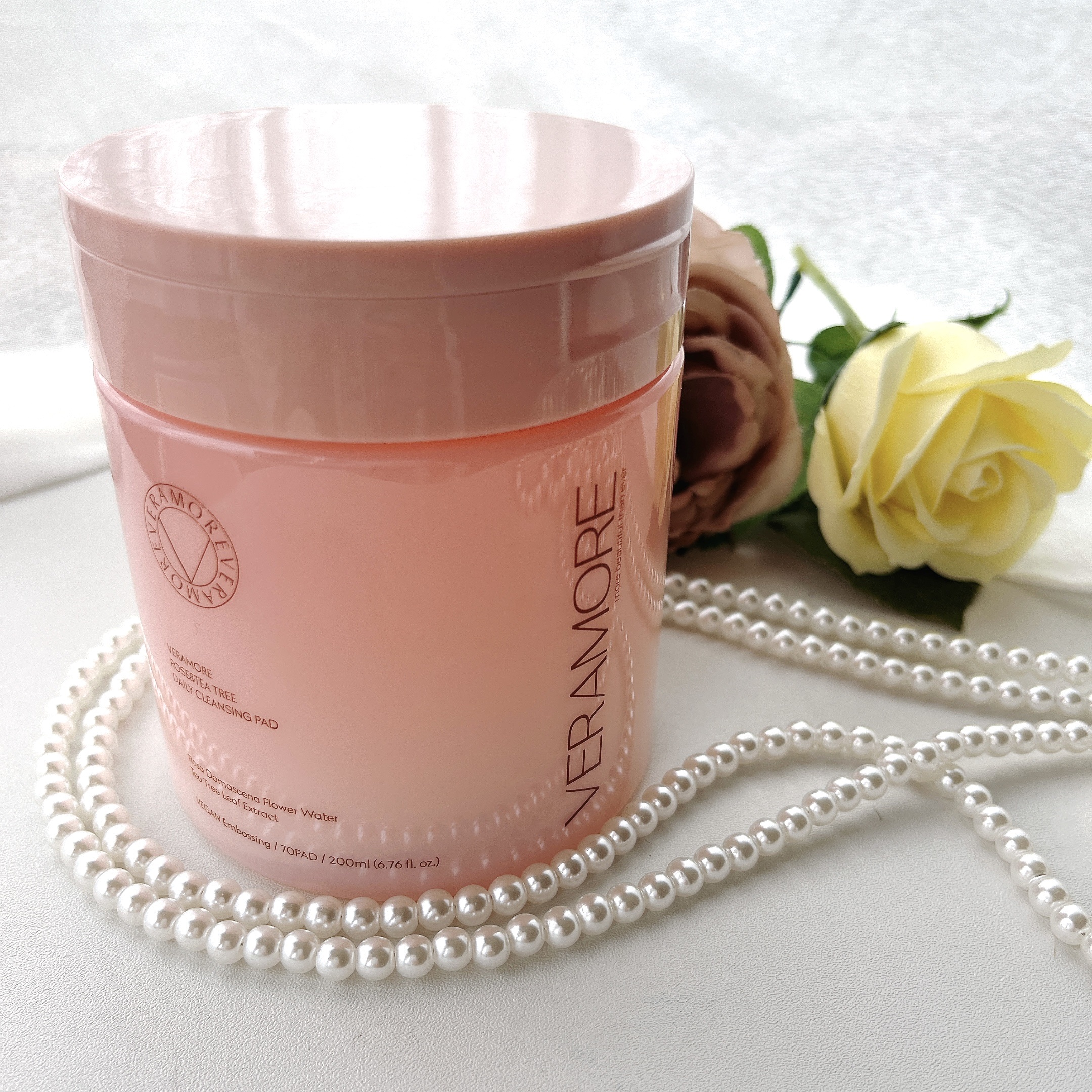 ローズ＆ティーツリークレンジングパッド/VERAMORE/クレンジングシートを使ったクチコミ（1枚目）