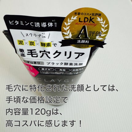 ポアクレイウォッシュ/CLAYGE/洗顔フォームを使ったクチコミ(2枚目)