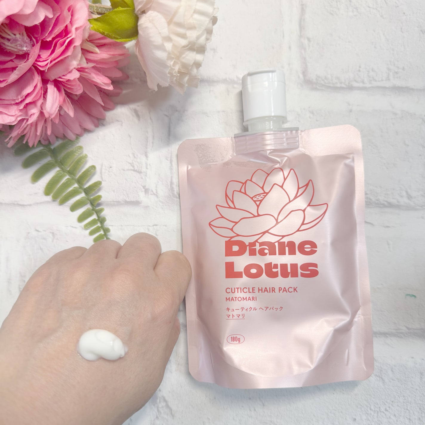 ロータス キューティクルヘアパック まとまり ティー&シトラスの香り/ダイアン/ヘアマスク・ヘアパックを使ったクチコミ(2枚目)