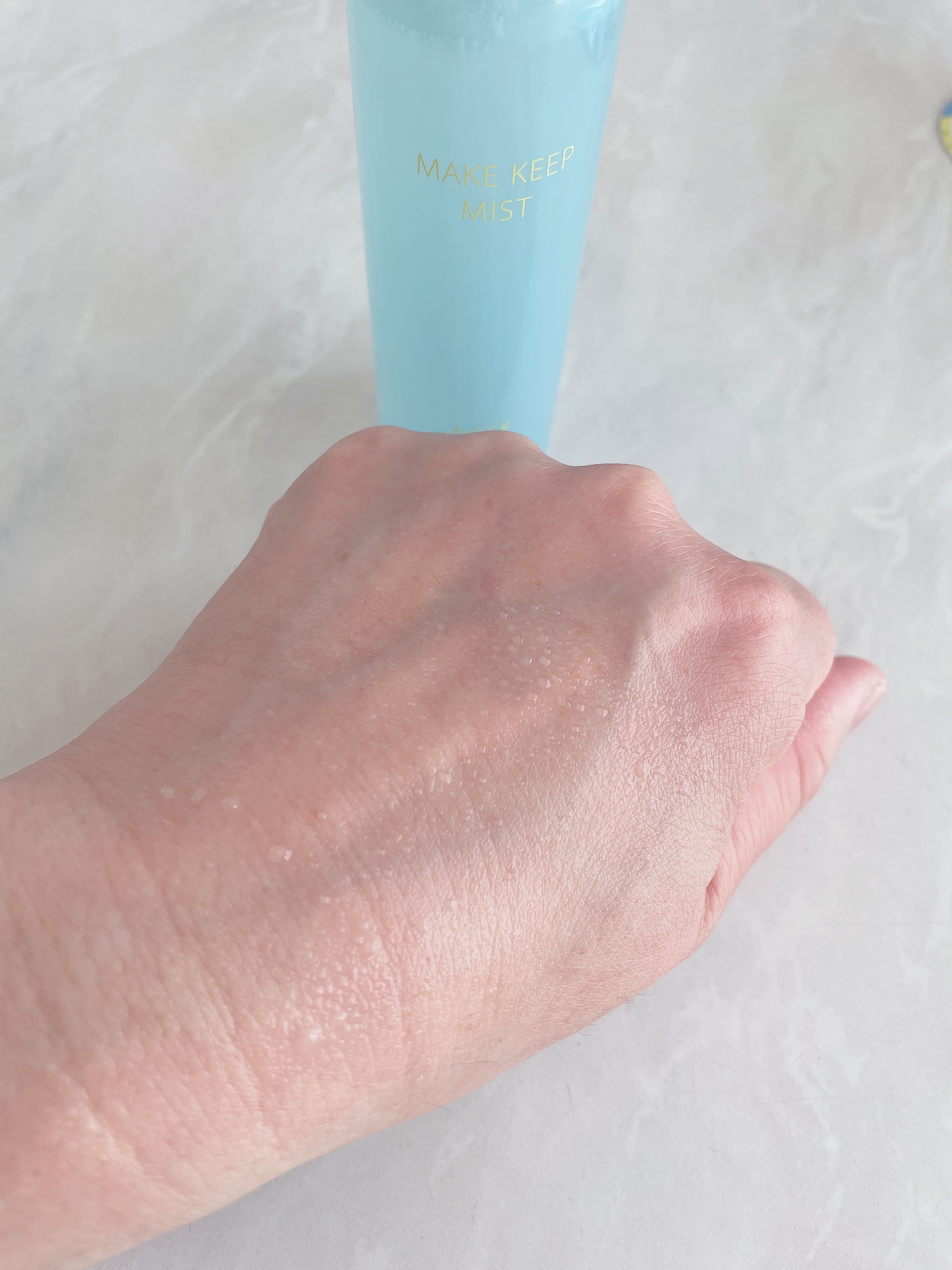 メイク キープ ミスト EX + COOL/コーセーコスメニエンス/フィックスミストを使ったクチコミ（3枚目）