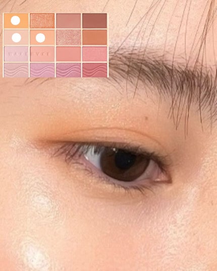 ソフトブラーリングアイパレット/wakemake/アイシャドウパレットを使ったクチコミ(2枚目)