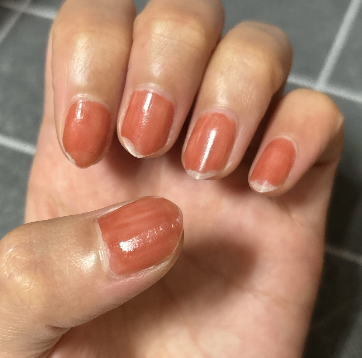 グロッシーコート/スキューズミー/オールインワンネイルを使ったクチコミ（1枚目）