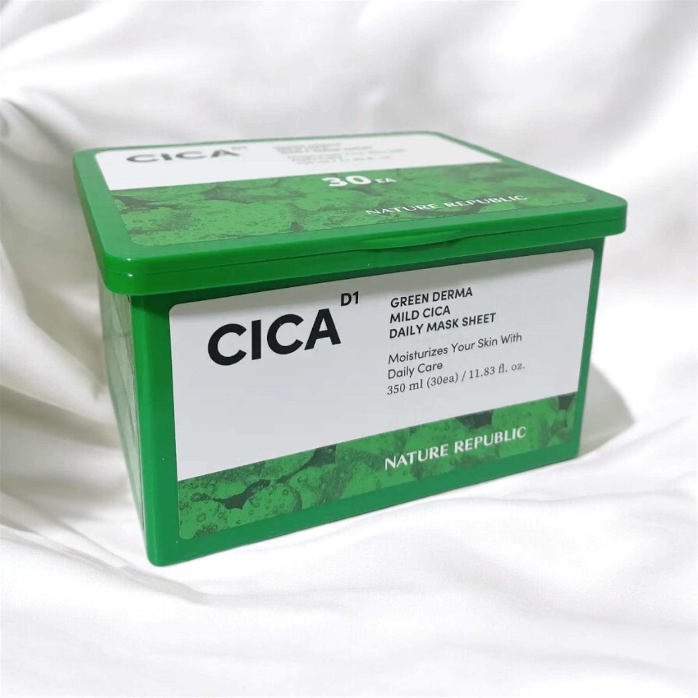 グリーンダーマCICA デイリーシートマスク 30枚(350mL)/ネイチャーリパブリック/シートマスク・パックを使ったクチコミ（1枚目）
